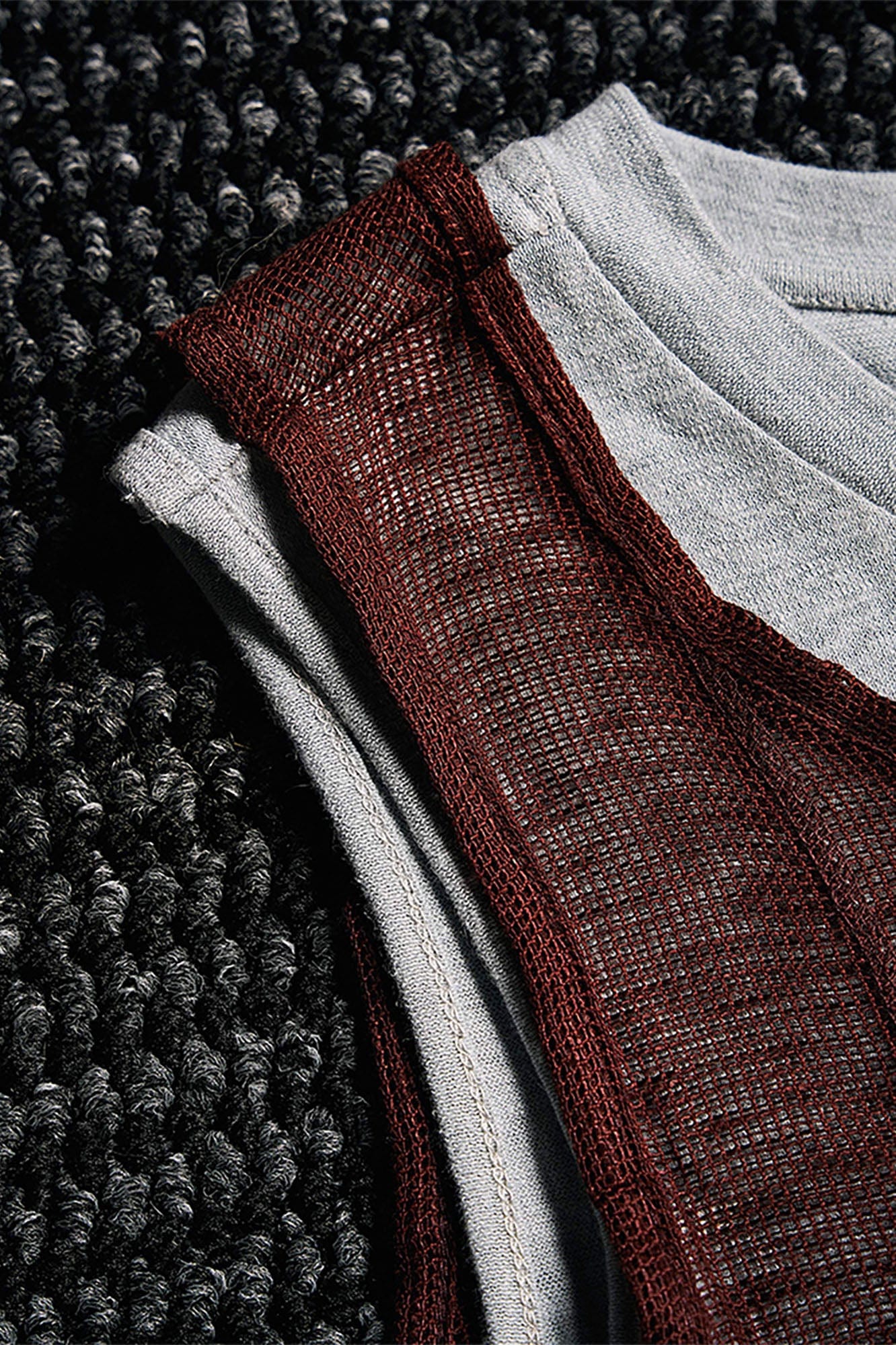 GONGHE REPUB Sheer Linen-Cotton Layered Vest