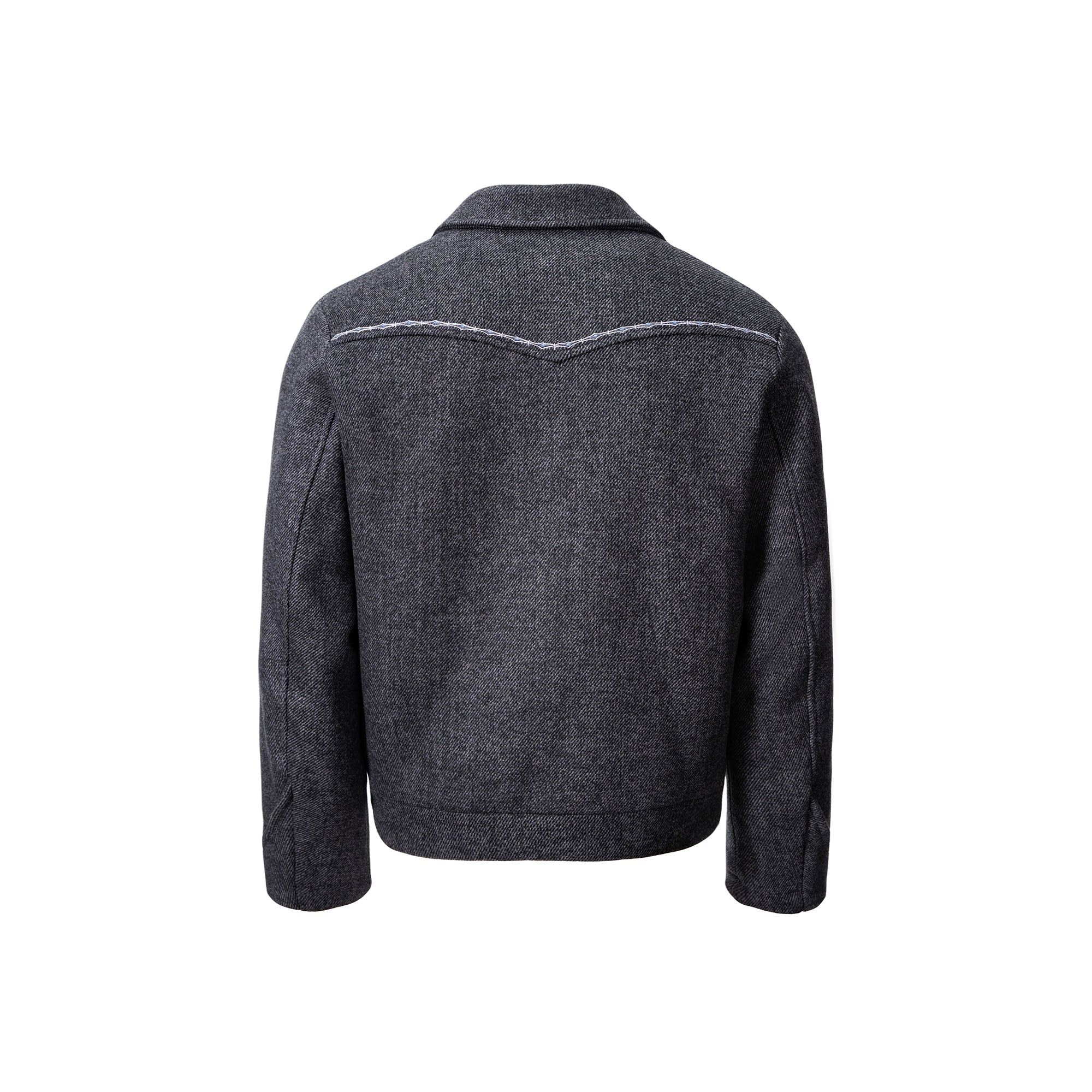CATSSTAC Contrast-Stitched Wool-Blend Jacket