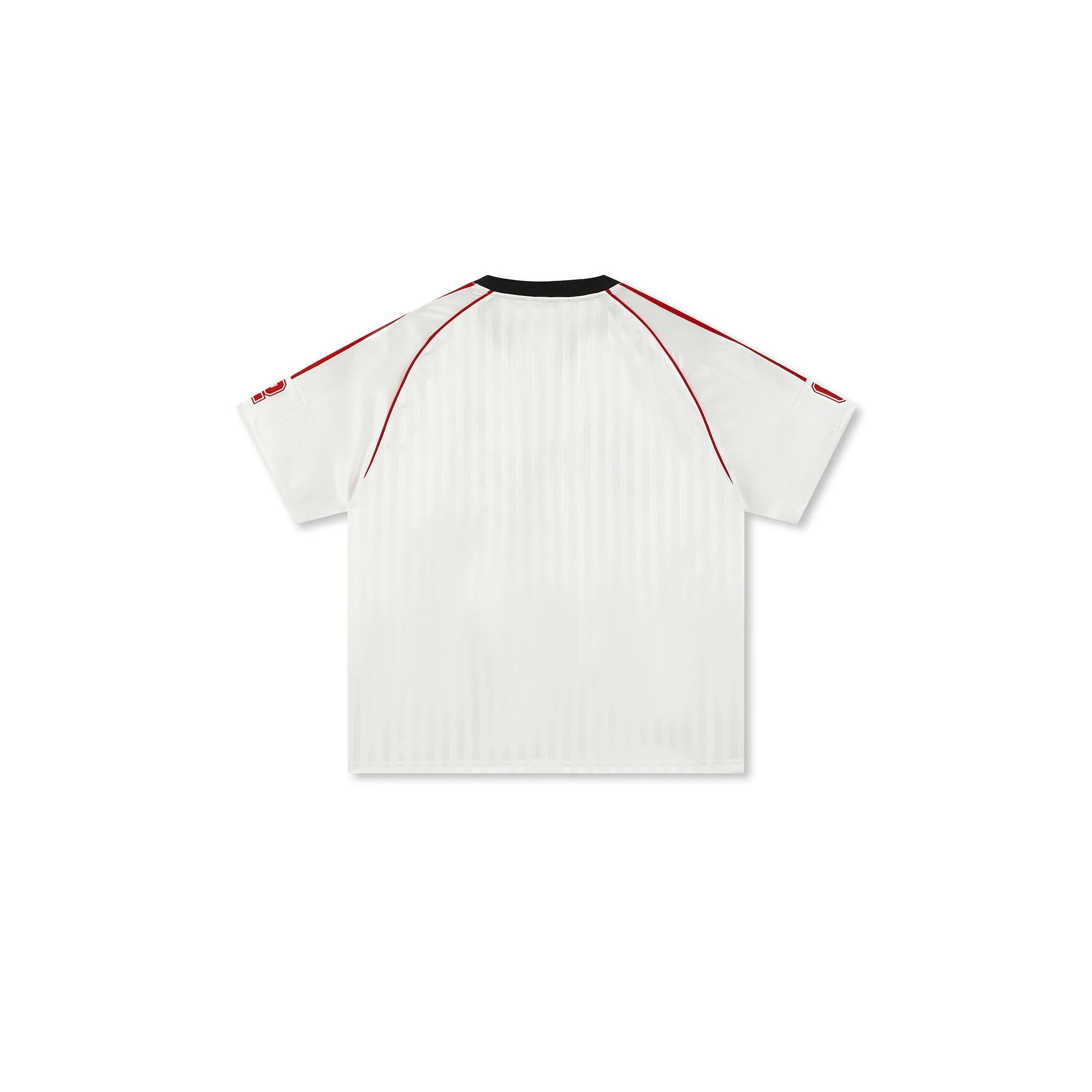 BONELESS Stripe Contrast V-Neck LOGO Jersey