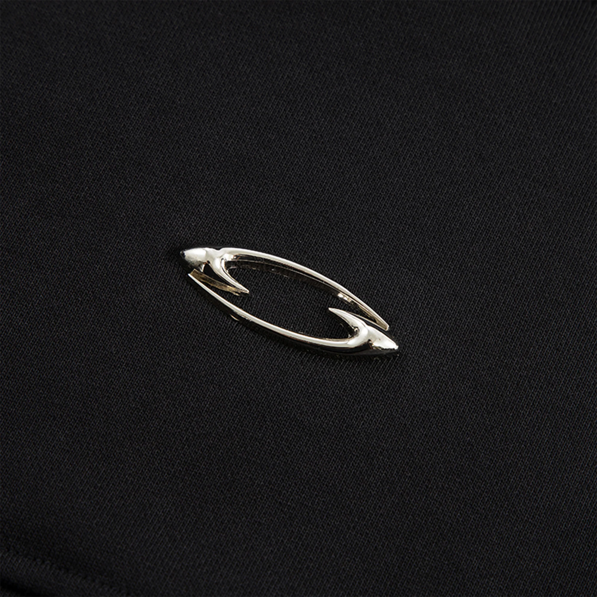 F2CE Essential Metal Badge Snap Hoodie