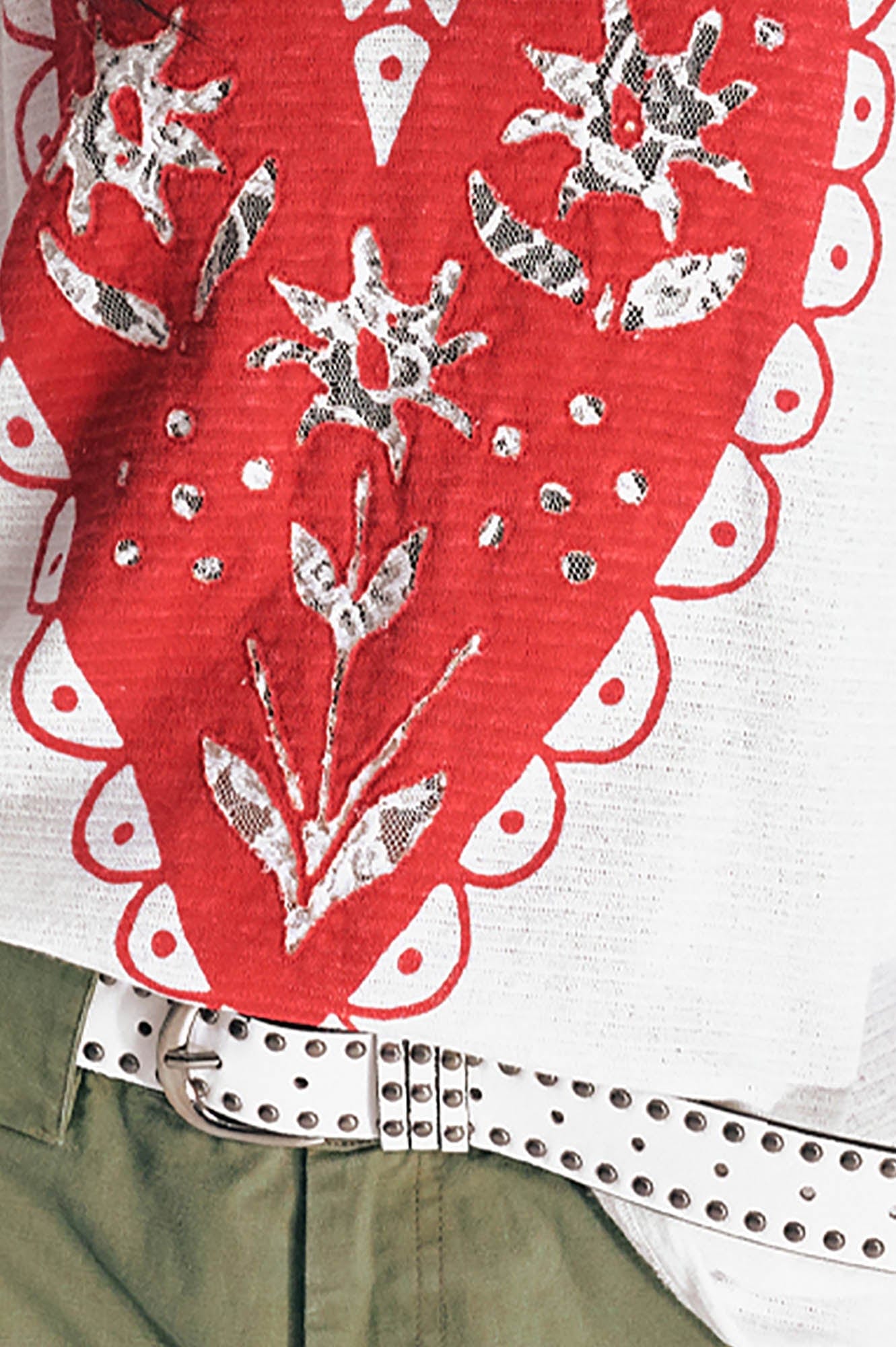 1997 POSTOFFICE The Heart Lace Bloom T-Shirt