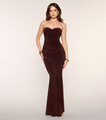 Simone Strapless Mermaid Formal Dress