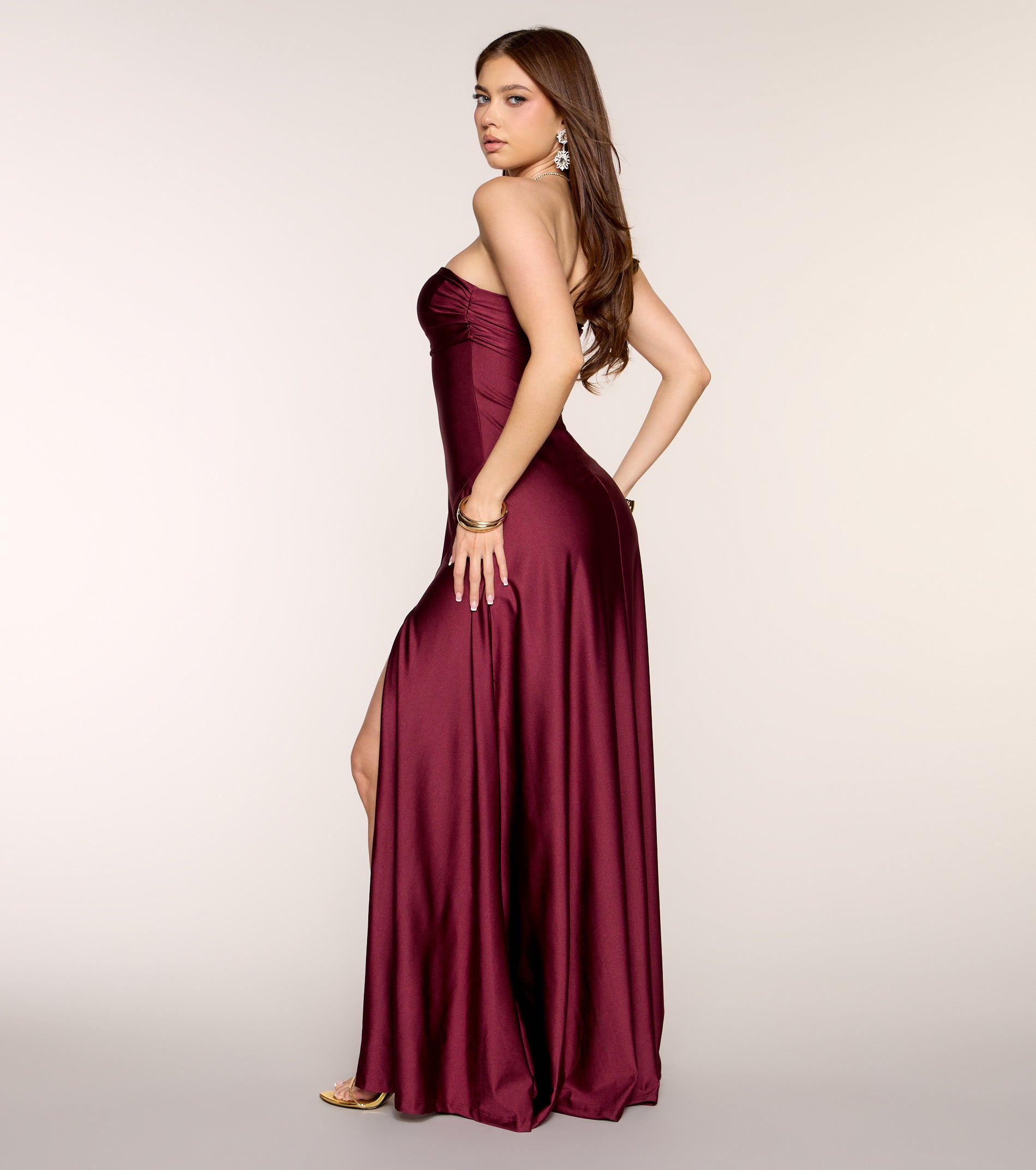 Ally Strapless A-Line Formal Dress