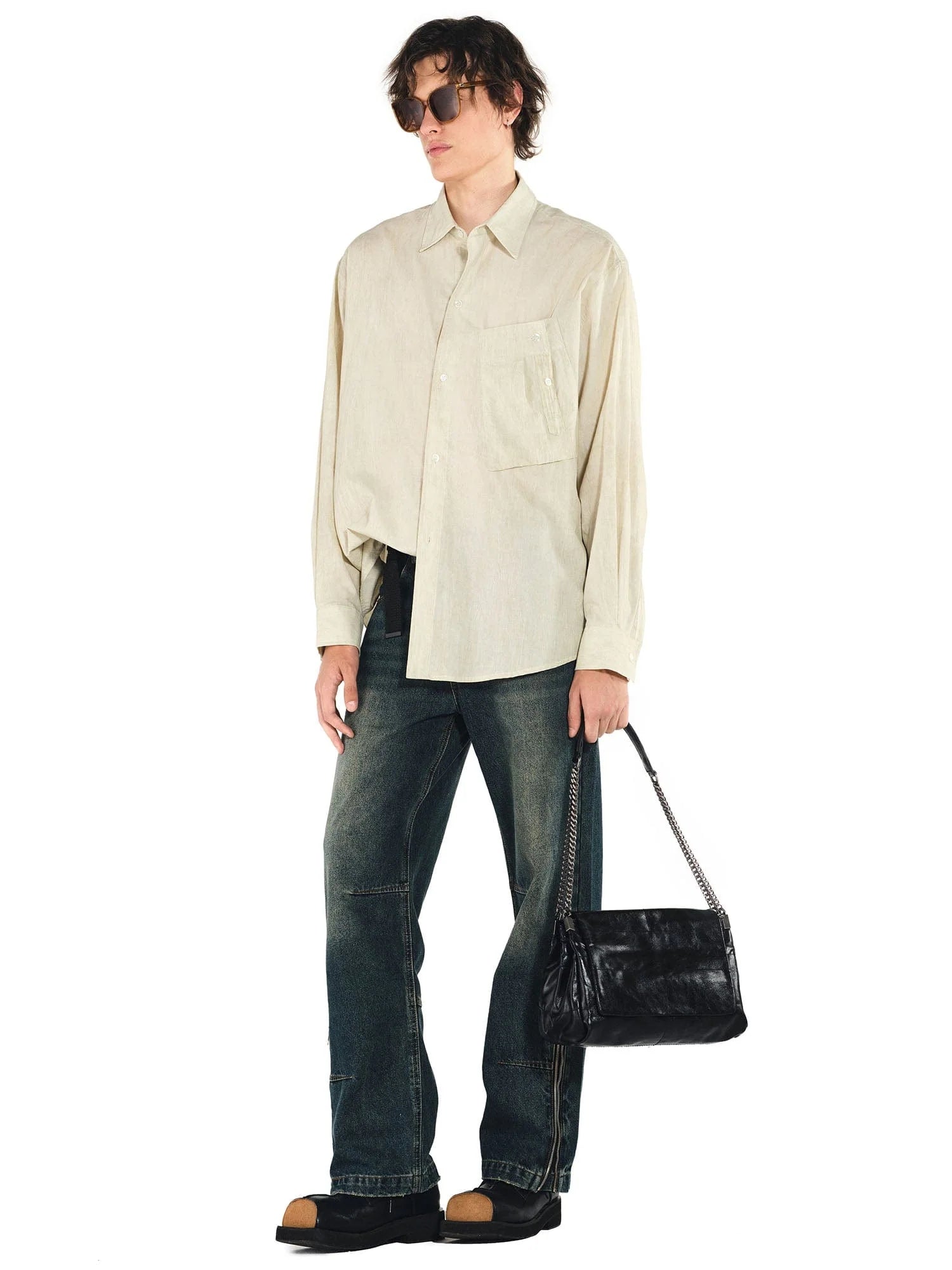 OVERLAPS Essential Crinkled Pocket Shirt