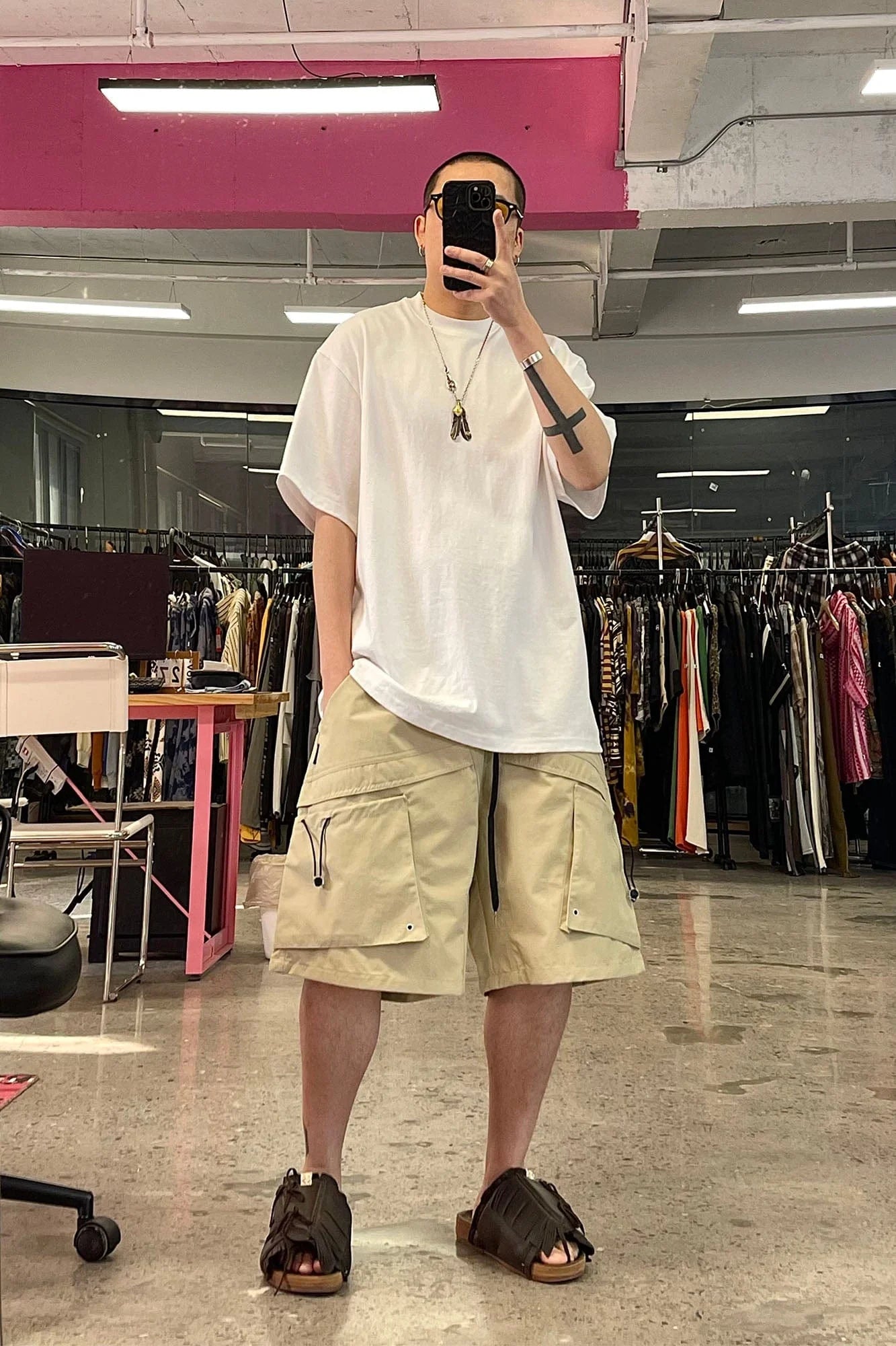 ME DA IGUAL Multi-Pocket Waterproof Cargo Shorts