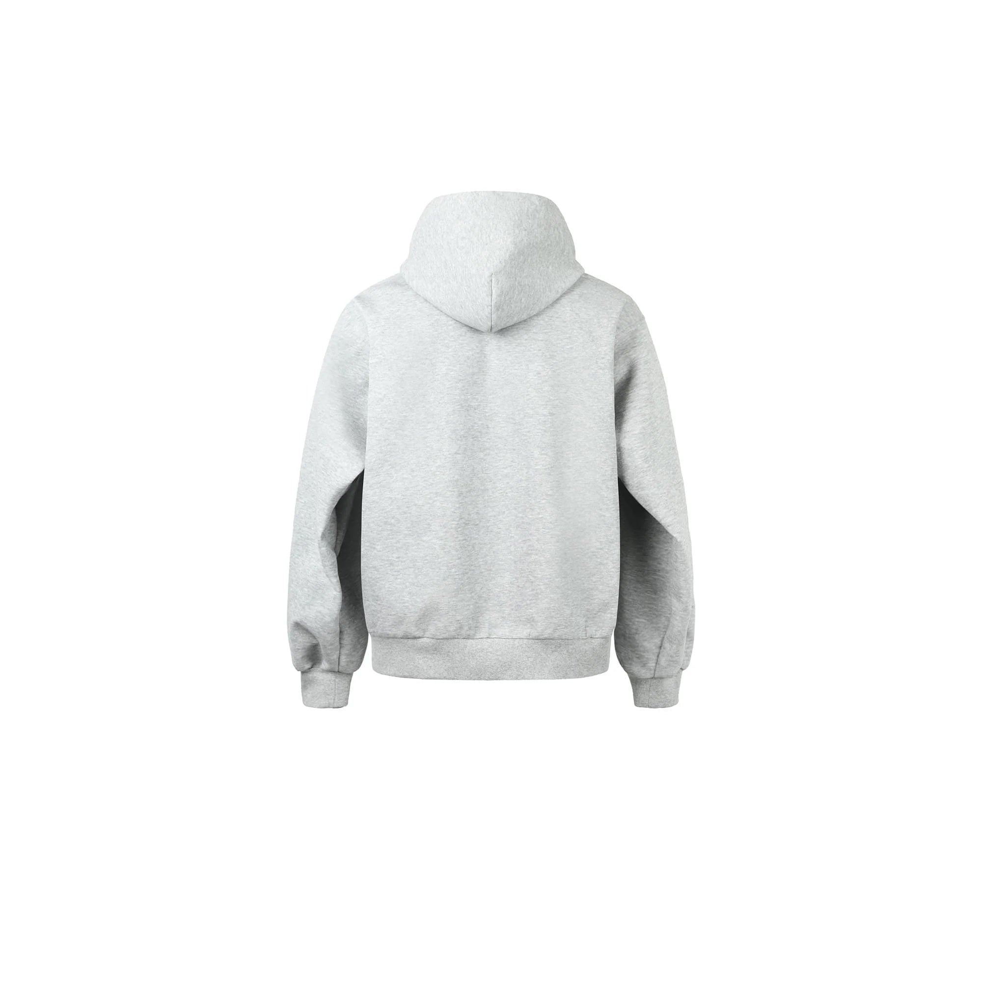 OKAYTHXBYE Houndstooth-Lined Zip-Up Hooded Jacket