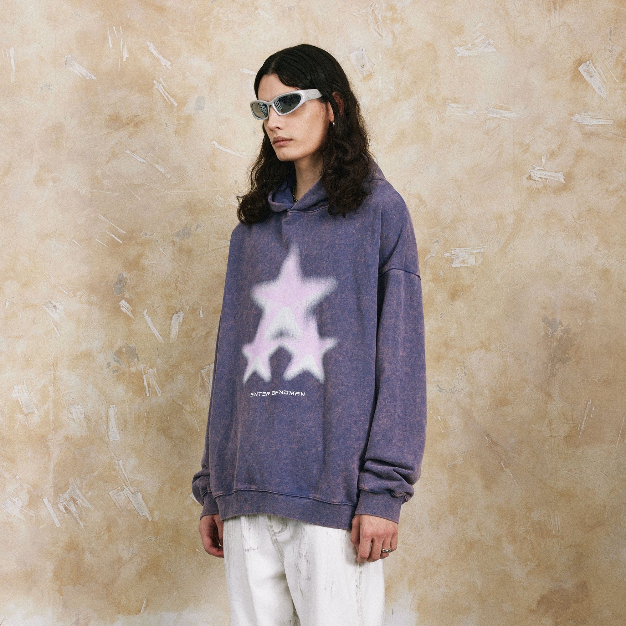 OVDY Soft Stars Faded Hoodie
