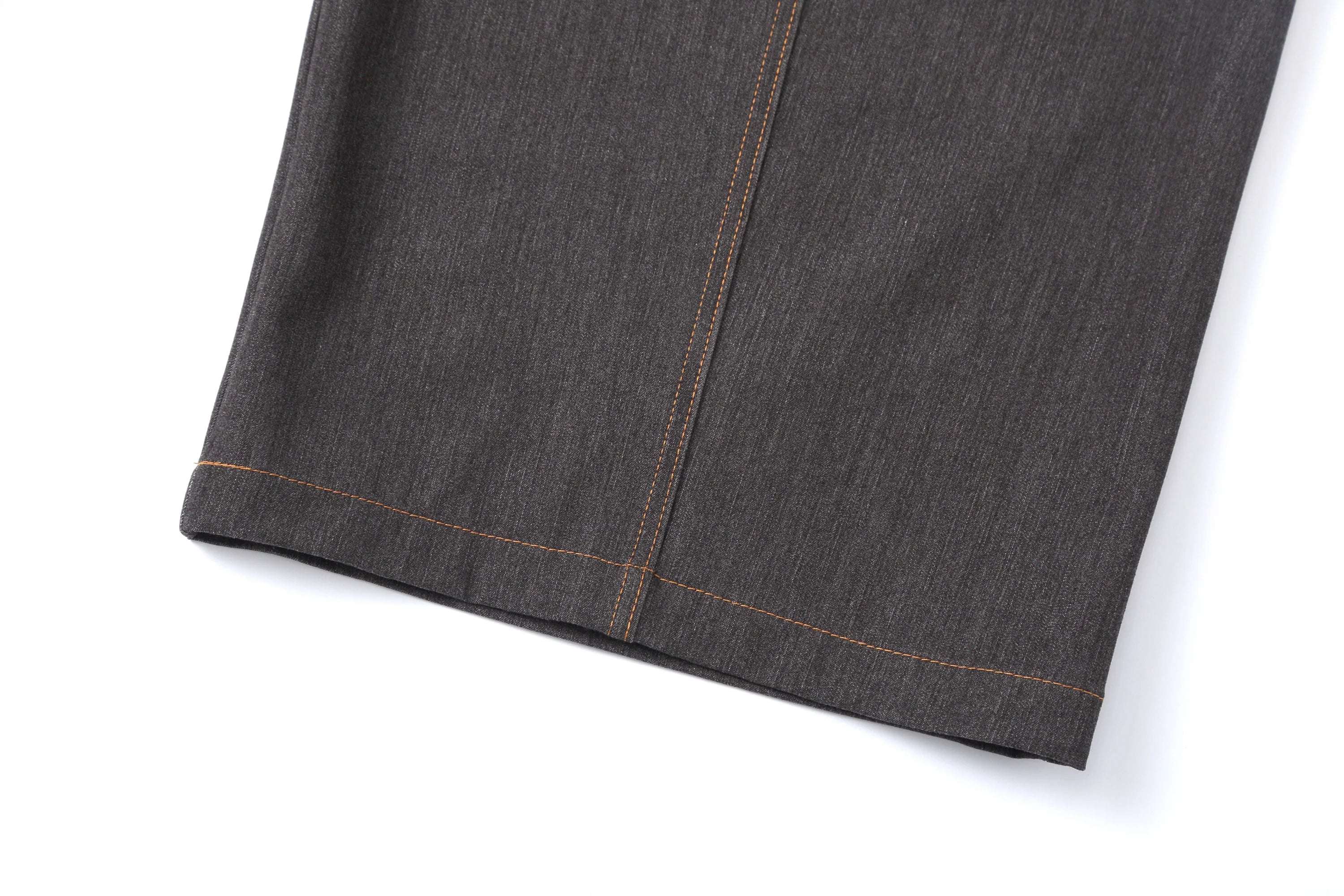 CLP Stitched Pleated Denim Pants