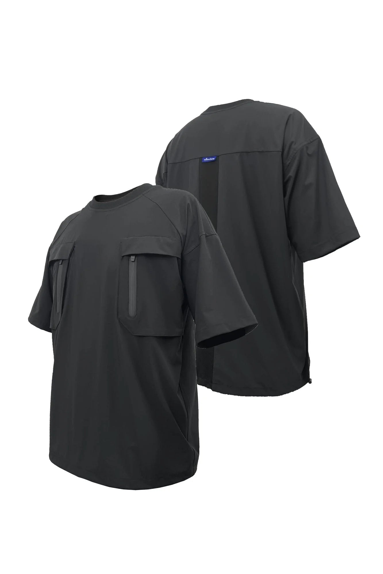 SILENSTORM Tactical Mesh-Back Zip Pocket T-Shirt