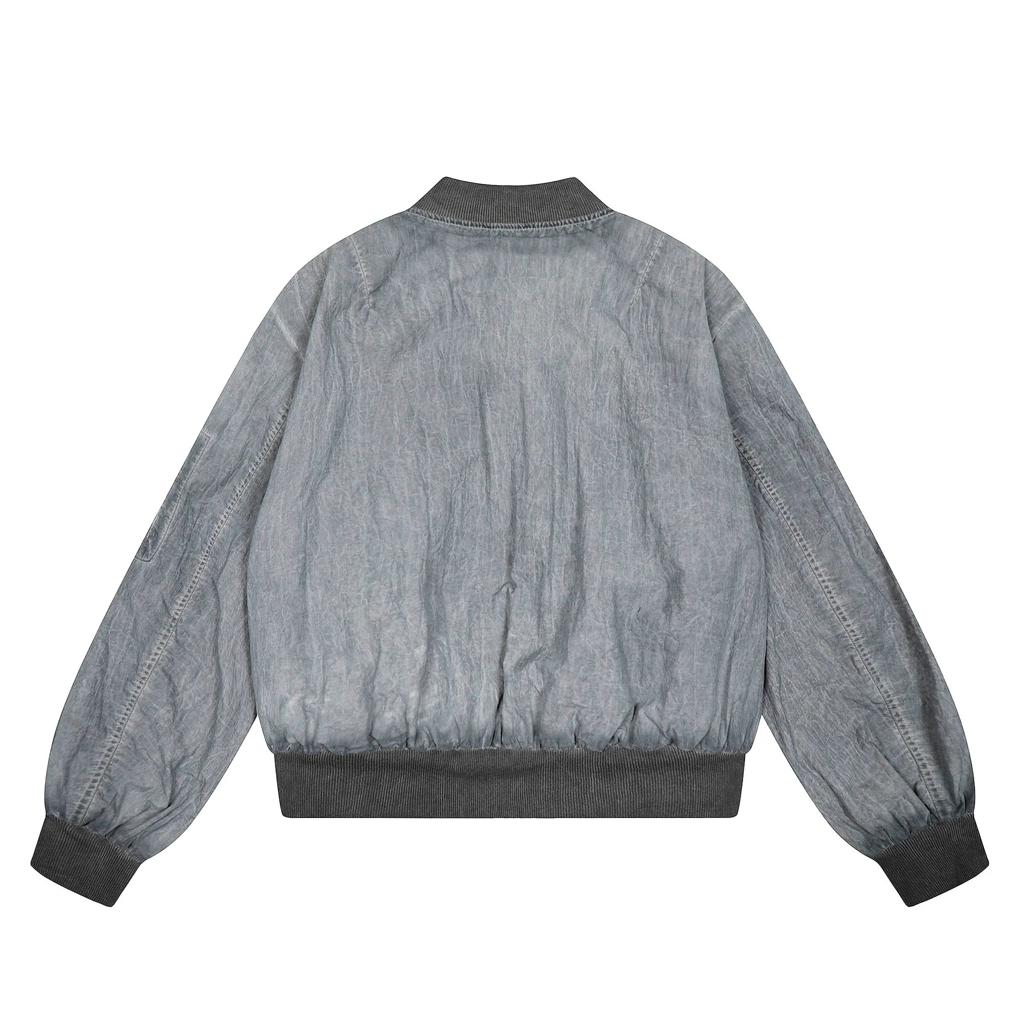 CLP Faded Crinkled Bomber Jacket