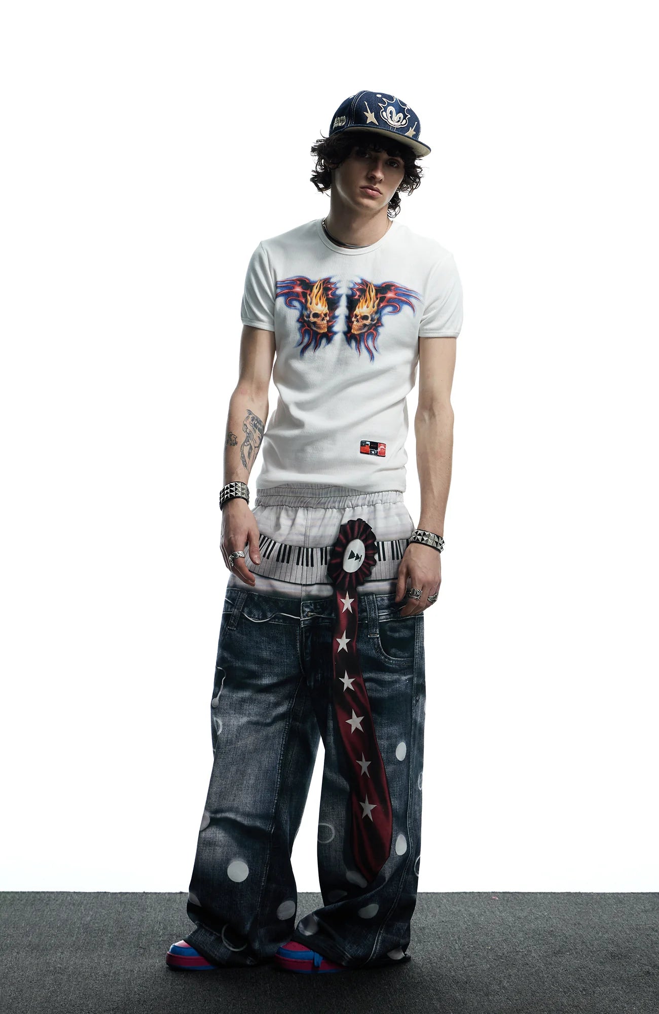 DND4DES Playful Print Baggy Trousers