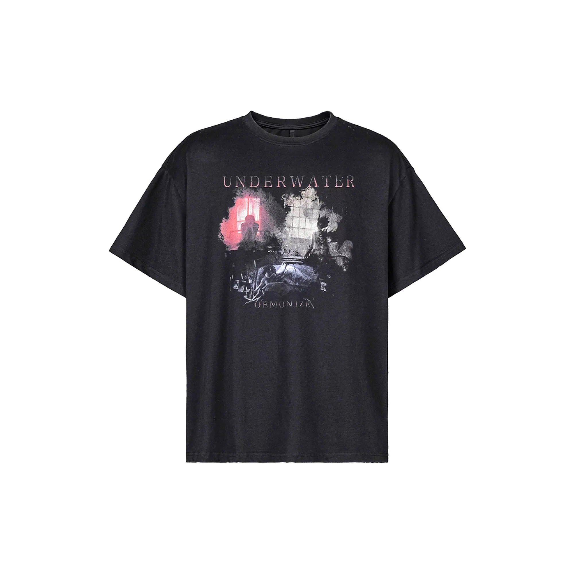 UNDERWATER Demonize Faded Graphic T-Shirt
