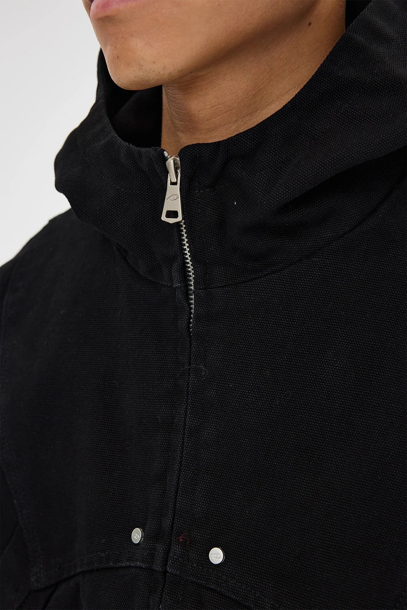 CATSSTAC Structured Panel Studded Hooded Jacket