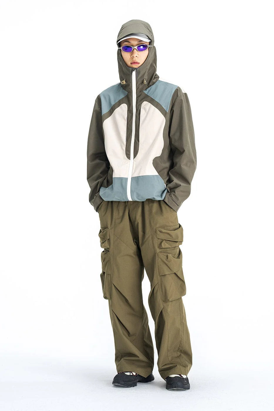 ENSHADOWER Water-Proof Contrasted Outdoor Jacket