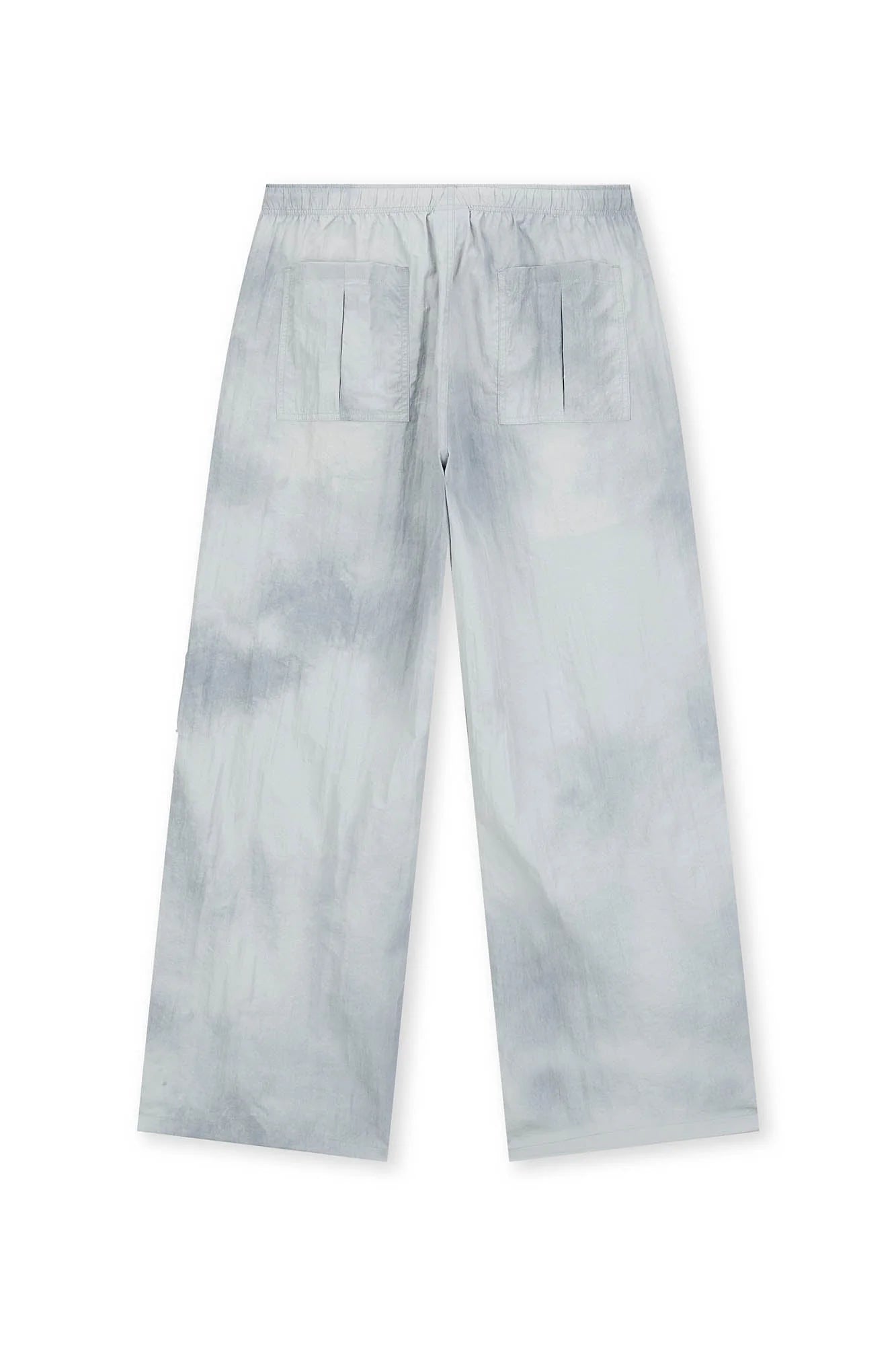 BONELESS Tie-Dye Crinkled Parachute Pants