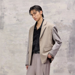 ALVNG AR ANTS Essential Sheen Spliced Blazer