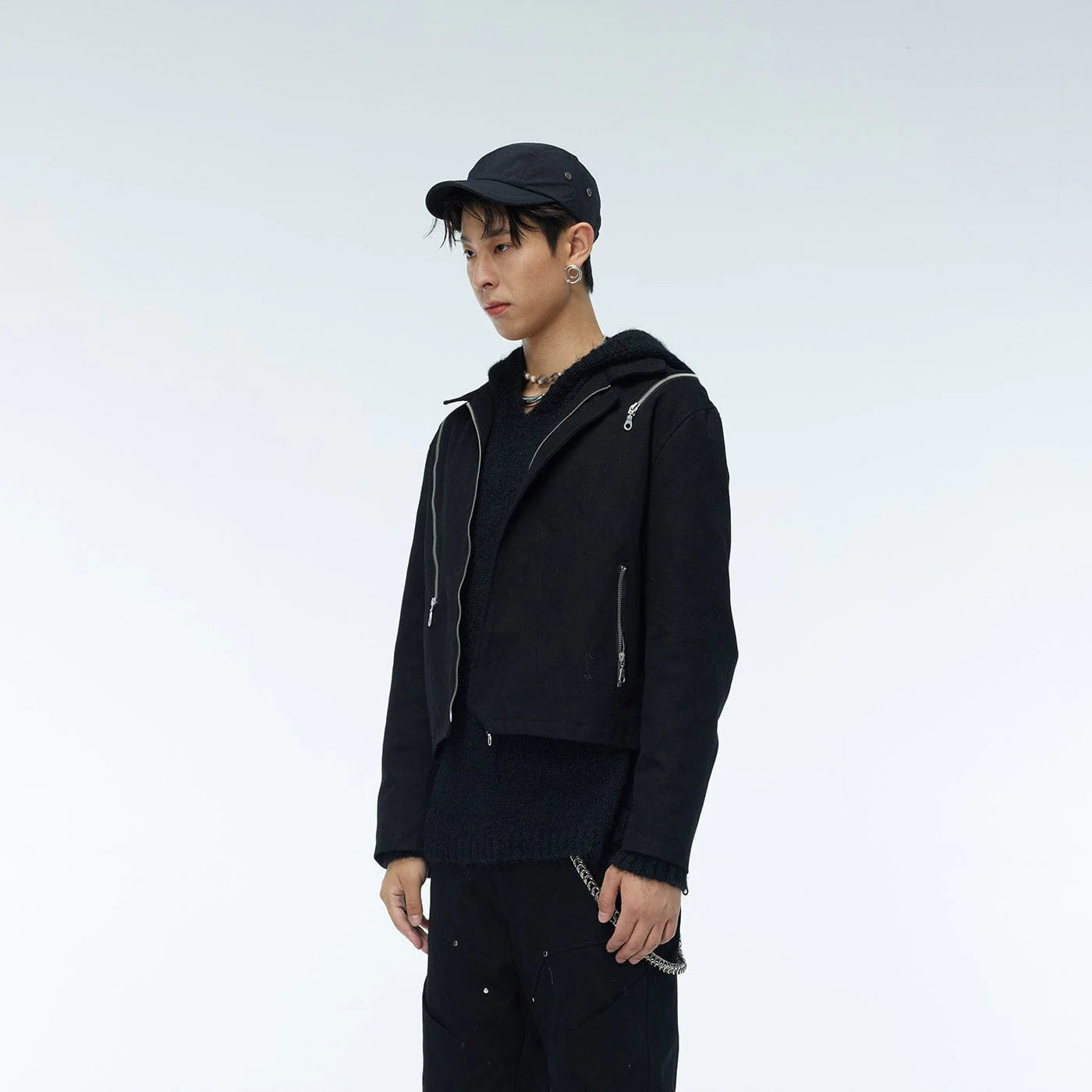 WHISTLEHUNTER Asymmetrical Zippers Jacket