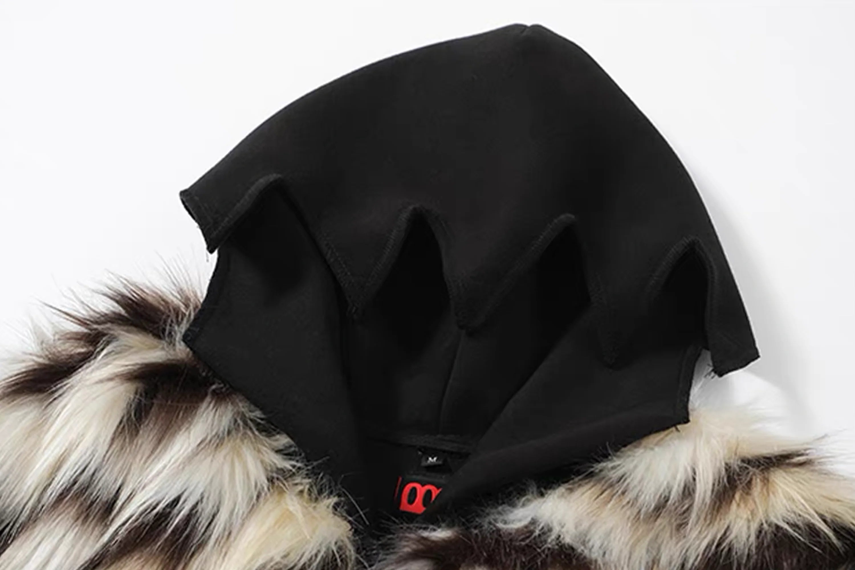 NOTHINGNESS WORLD Tiger-Stripe Spiked Crown Hooded Vest