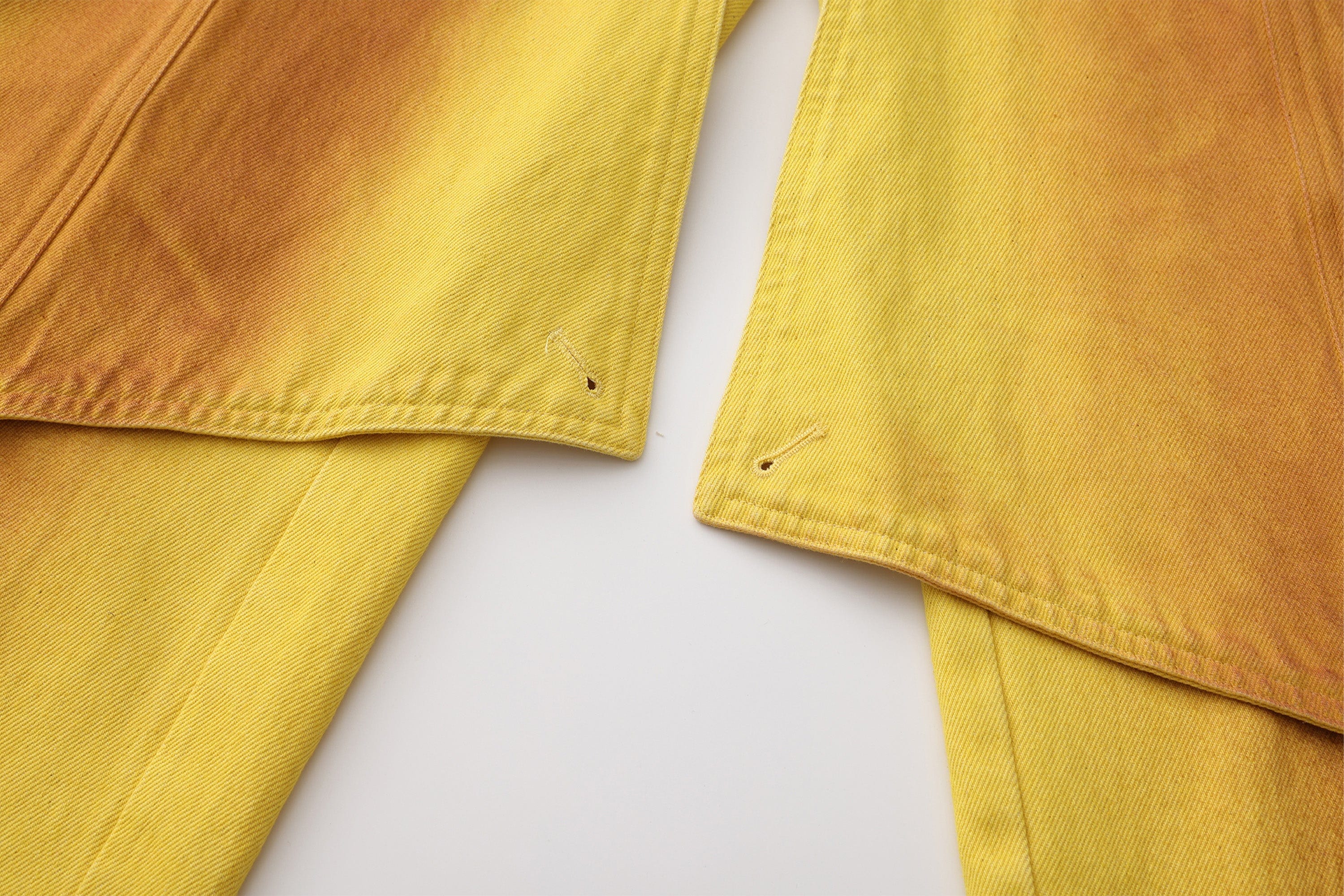 VANN VALRENCE Dye-Washed Convertible Wide-Leg Pants