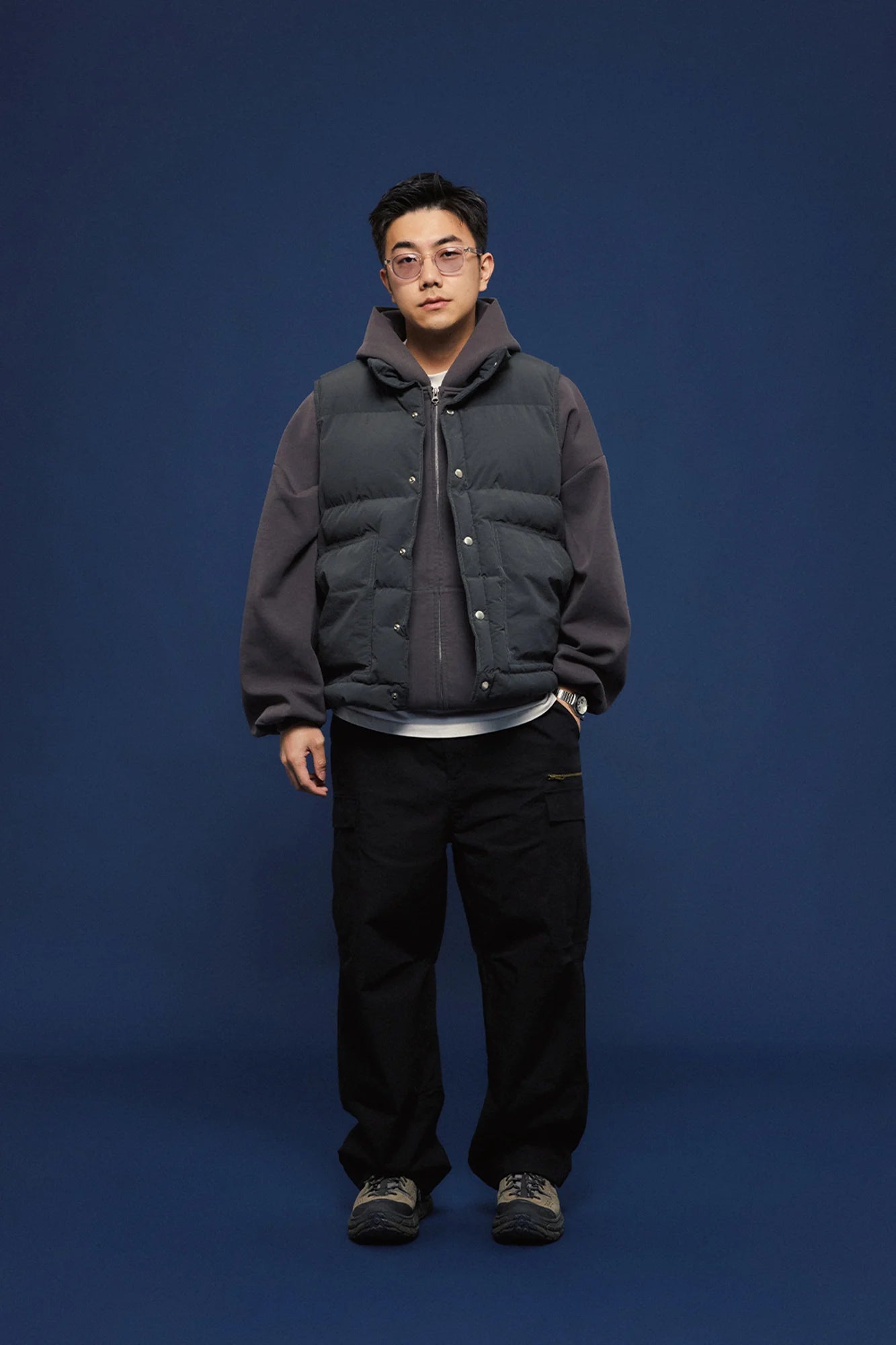BANANA CLUB Essential Snap Down Vest
