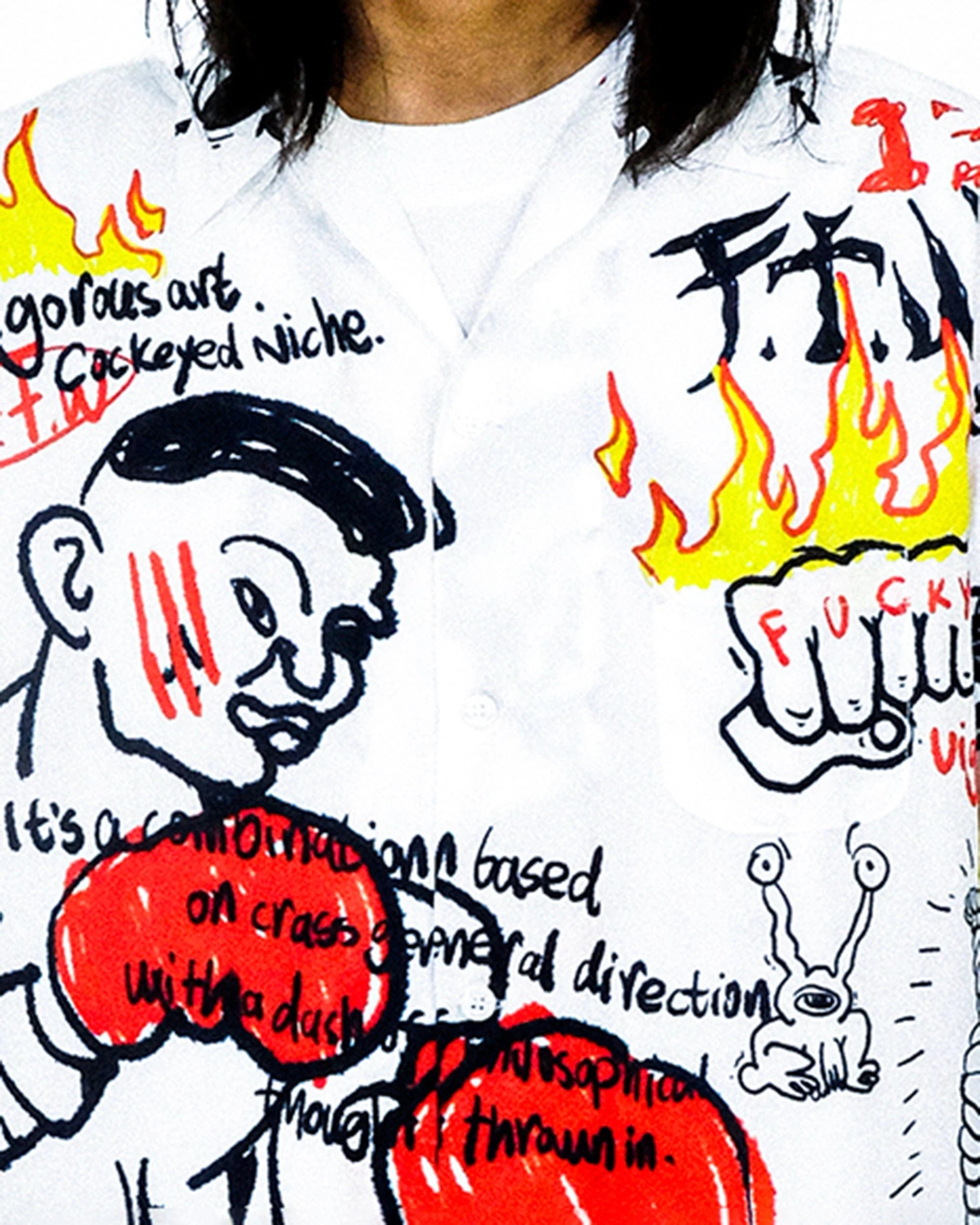 WCC Boxer Graffiti Half-Shirt