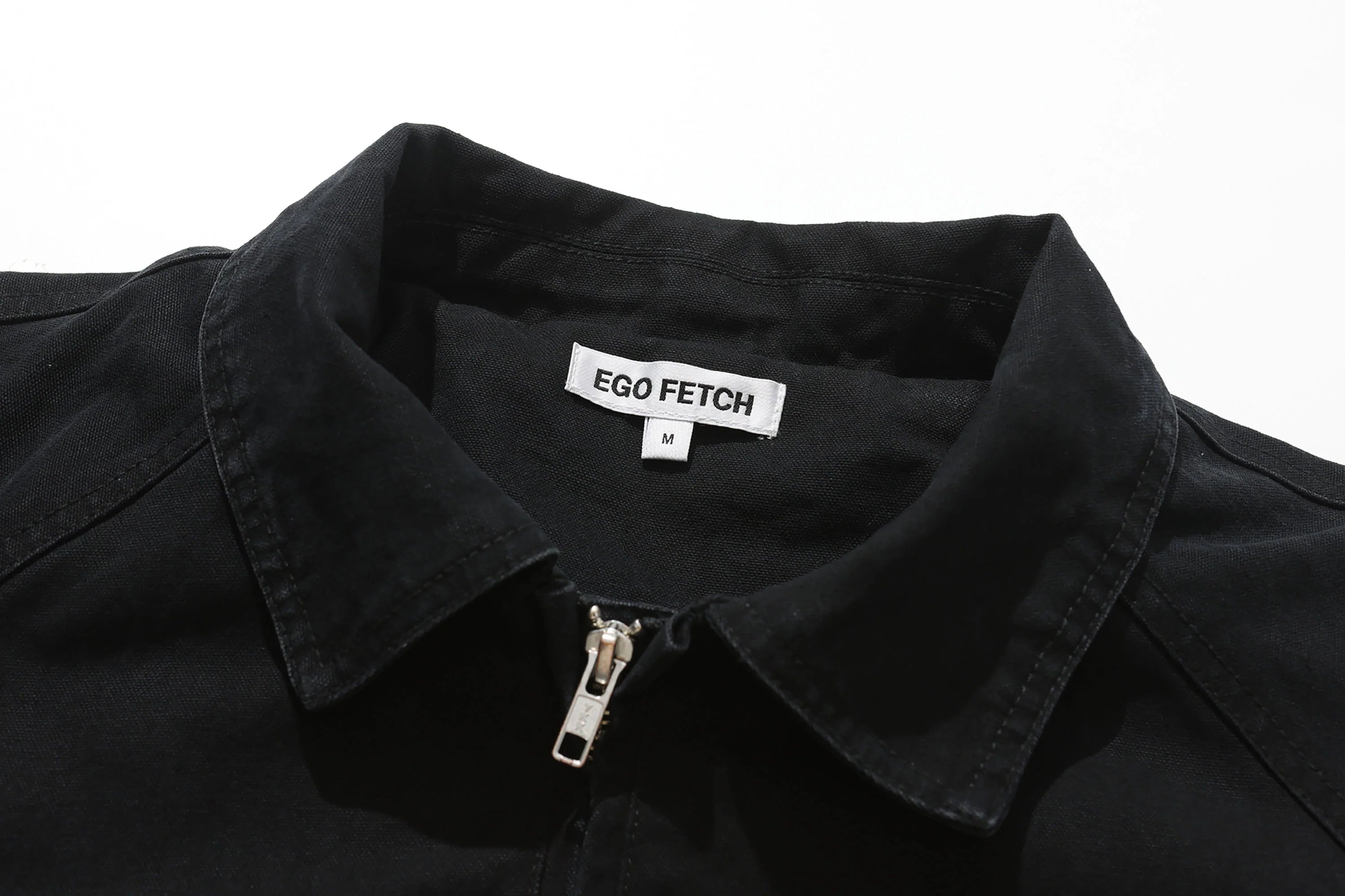 EGOFETCH Washed Utility Oversized Jacket