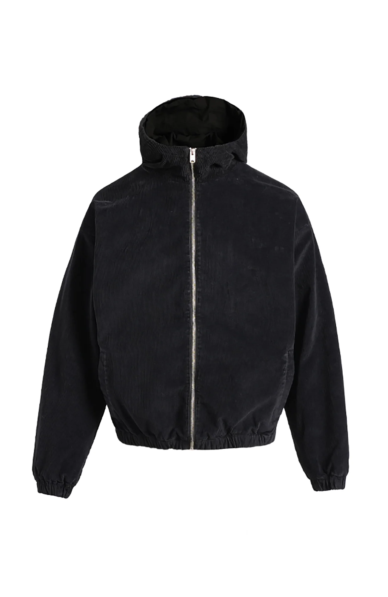 PMW Washed Corduroy Zip-Up Hoodie