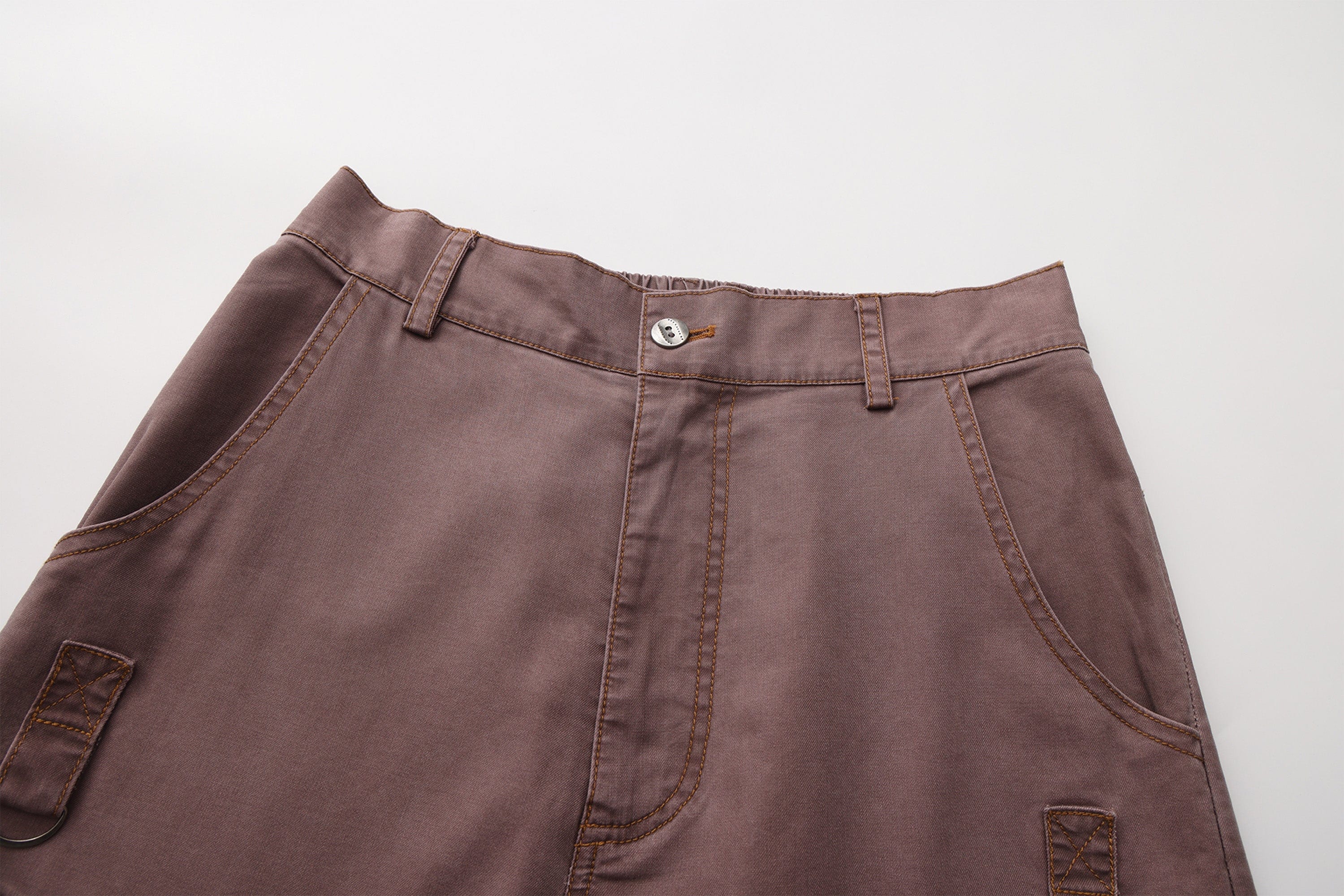 VANN VALRENCE Multi-Pocket Oversized Cotton Cargo Pants