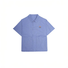 UMAMIISM Preppy Gingham Pocket Half Shirt
