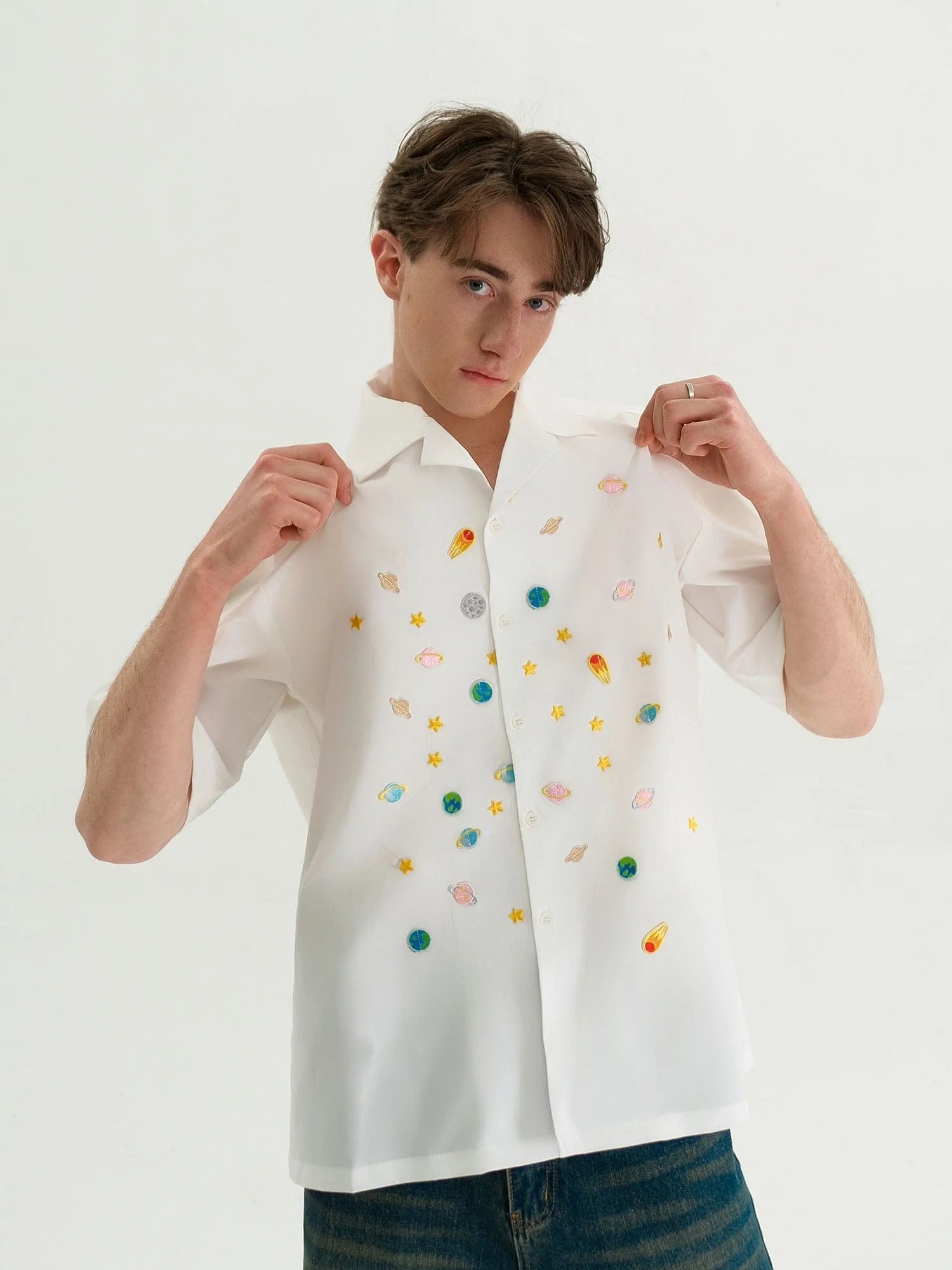 WIID Planet Patch Cuban Half Shirt