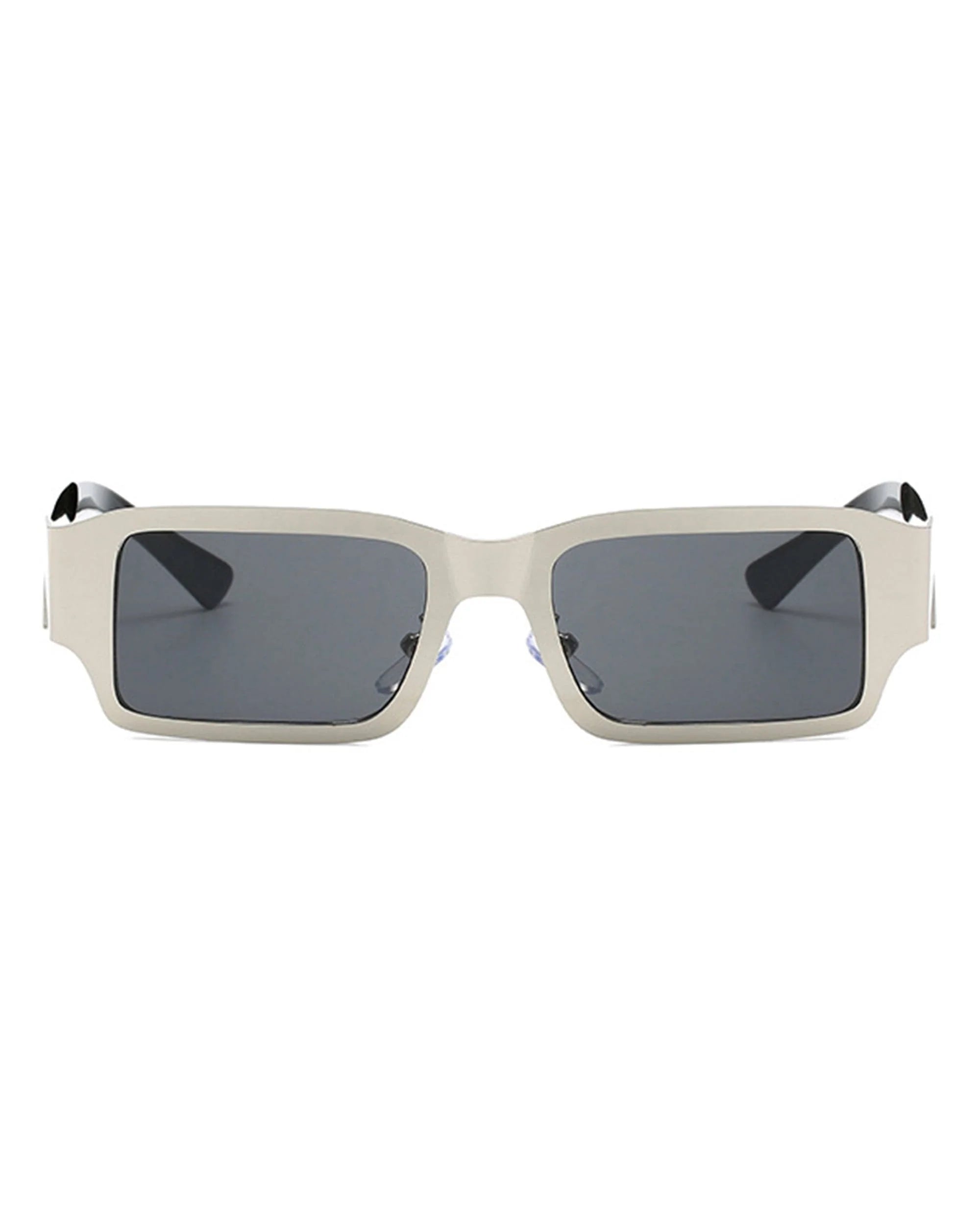 DAMAGE ASIA OPTICALS Metallic Square Frame Sunglasses