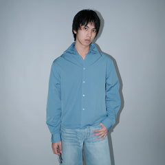 IN EXISTENCE Wired Formable Edge Layered Hem Shirt