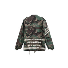 NOTHINGNESS WORLD Slogan Patchwork Multi-Pocket Utility Jacket