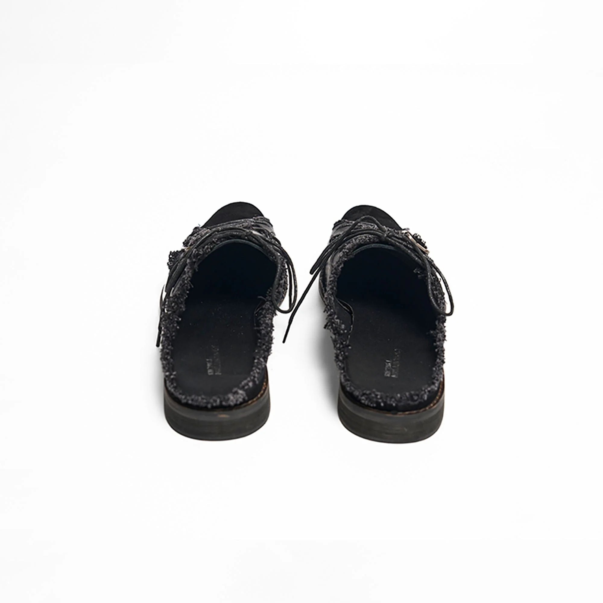 RICHILL Turkish Cowhide Brogue Monk Mule Loafers