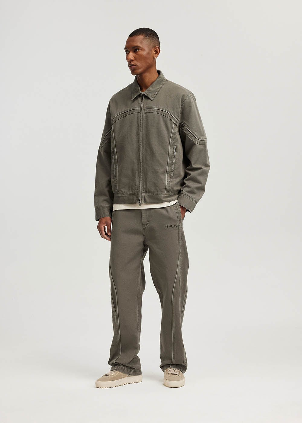 BONELESS Washed Spliced Pants (Only Size XL Left)