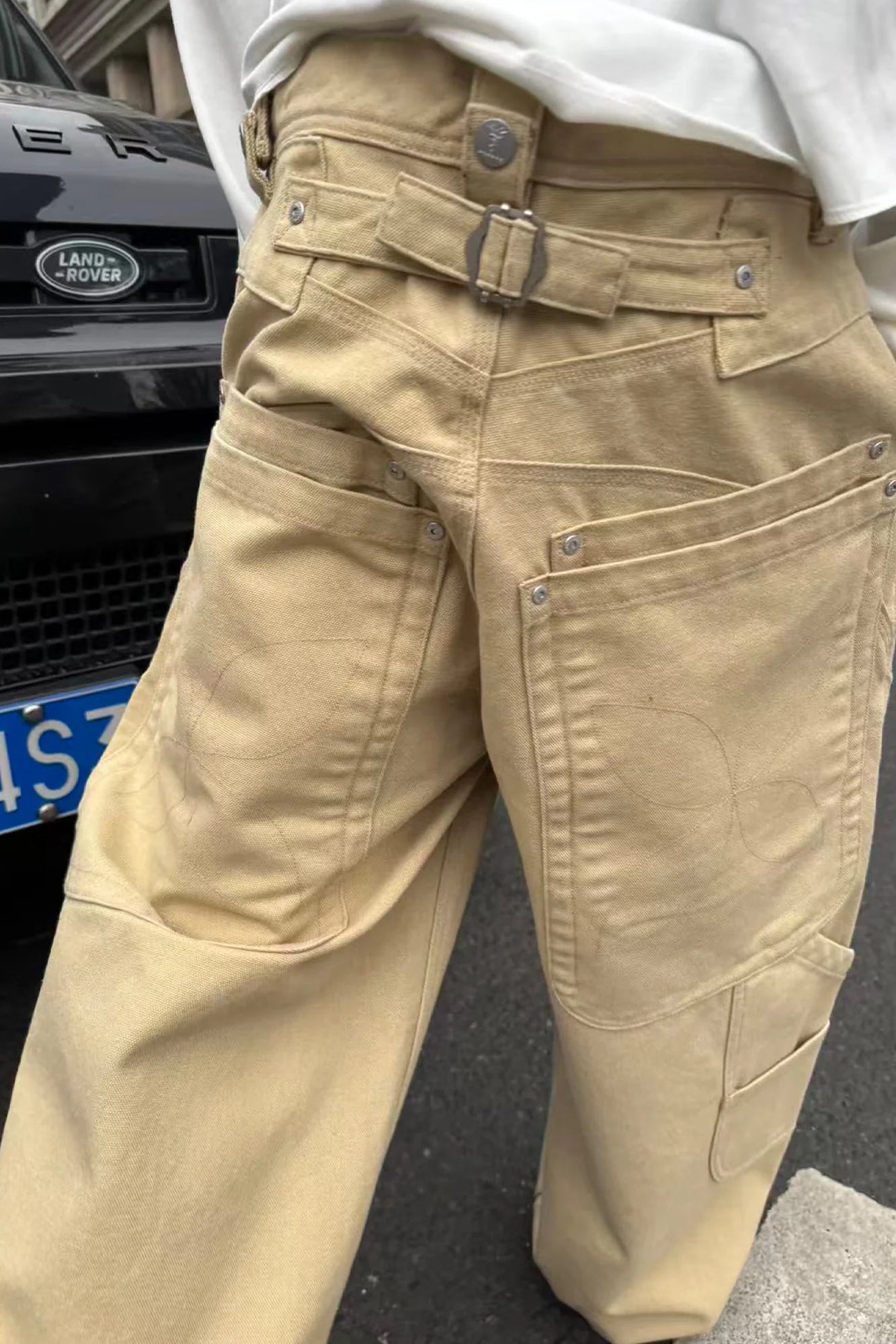 STEEPC Multi-Pocket Baggy Cargo Pants