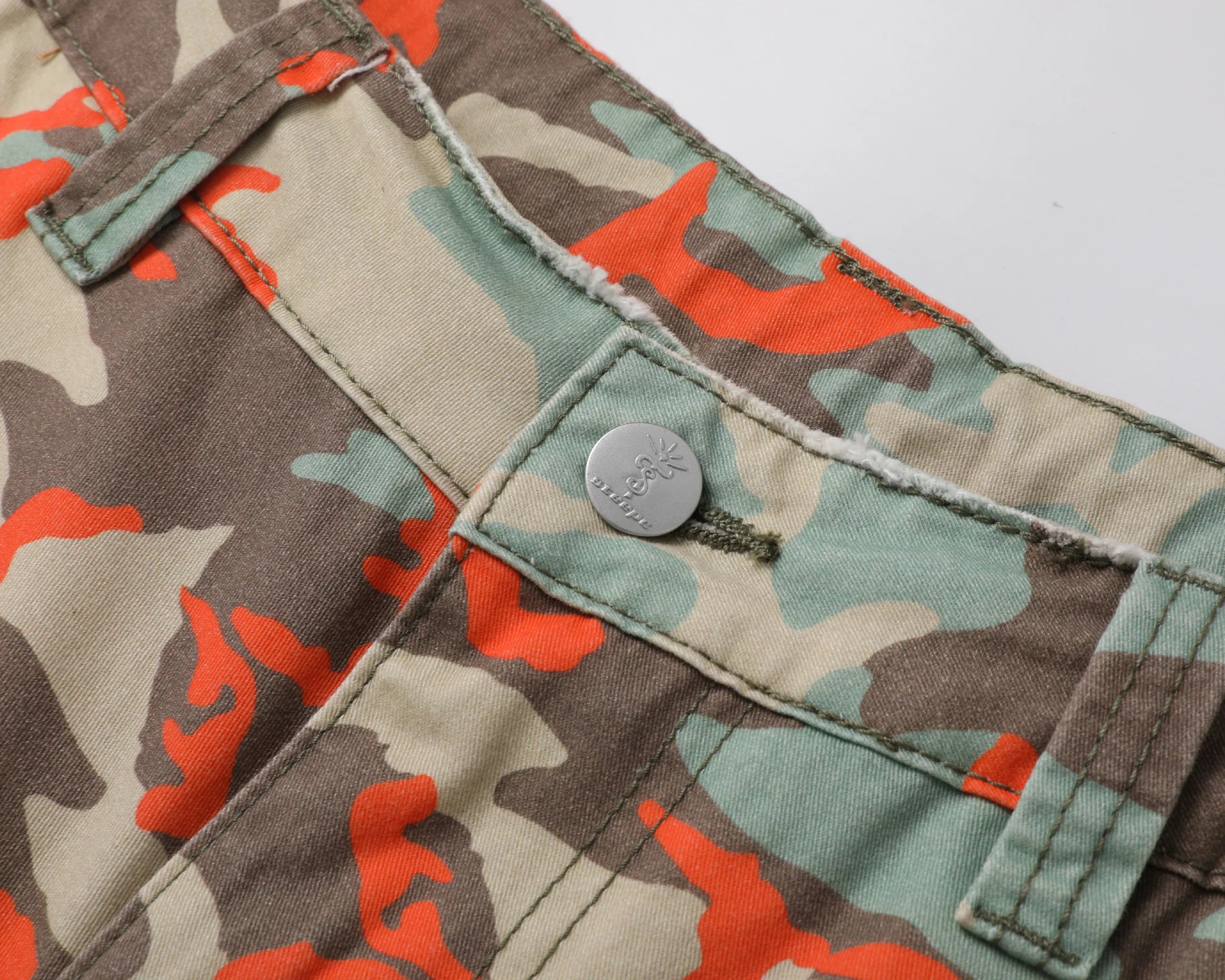 STEEPC Camo Wide-Leg Cargo Pants