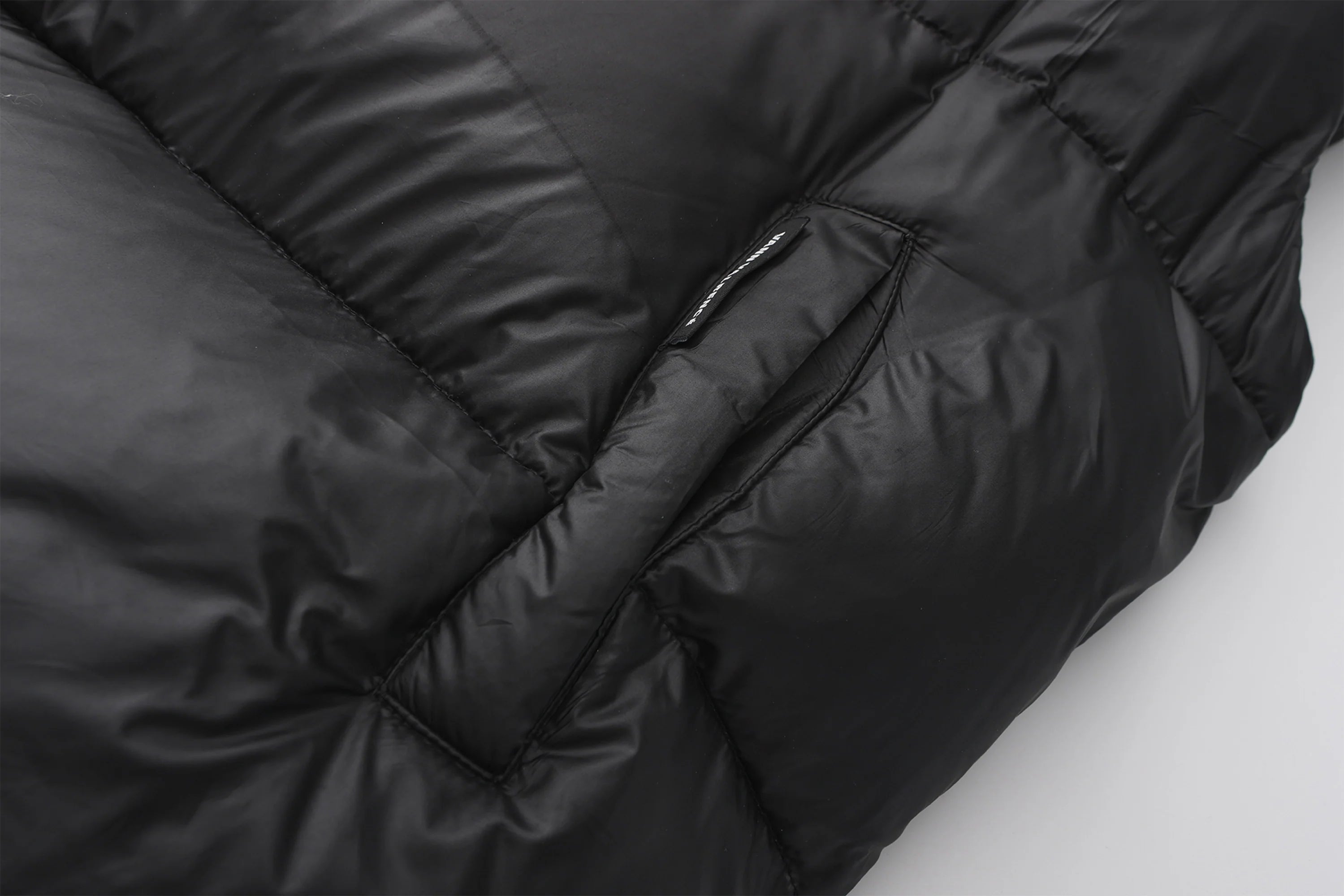 VANN VALRENCE Plain Duck Down Oversized Puffer Vest