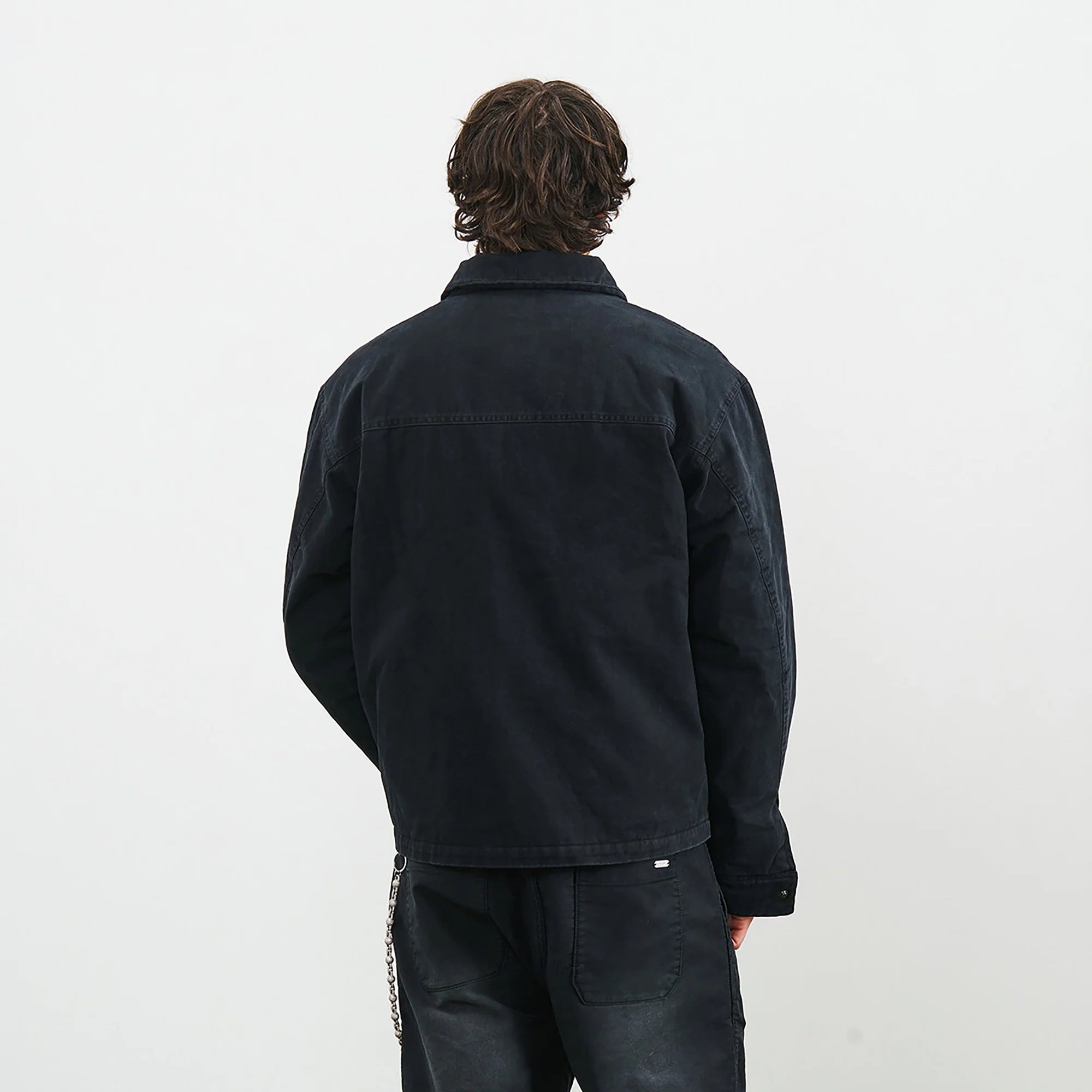 PMW Washed Cotton Buckle-Front Jacket