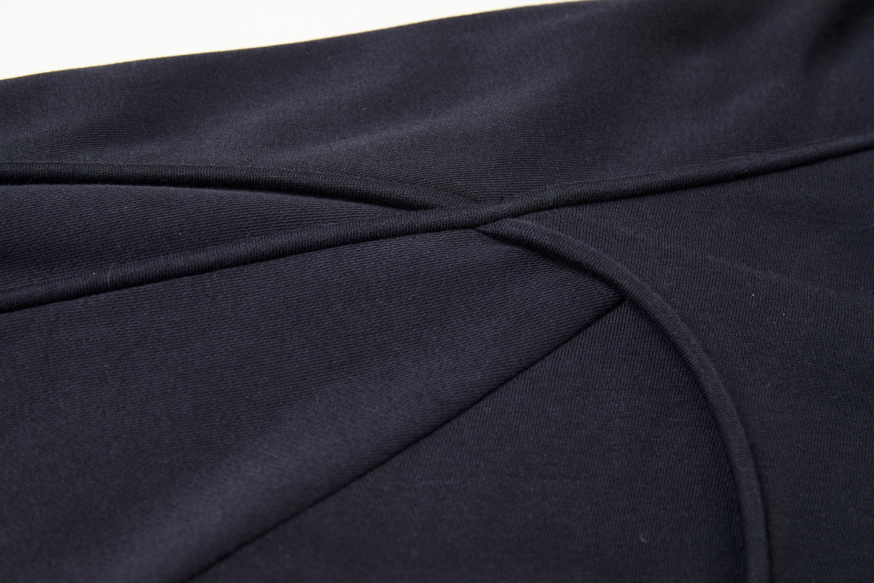 ORGANIC EMOTION Curved Panel Drawstring-Hem Zip-Up Hoodie