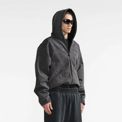 PMW Distressed Oversized Puffer Jacket
