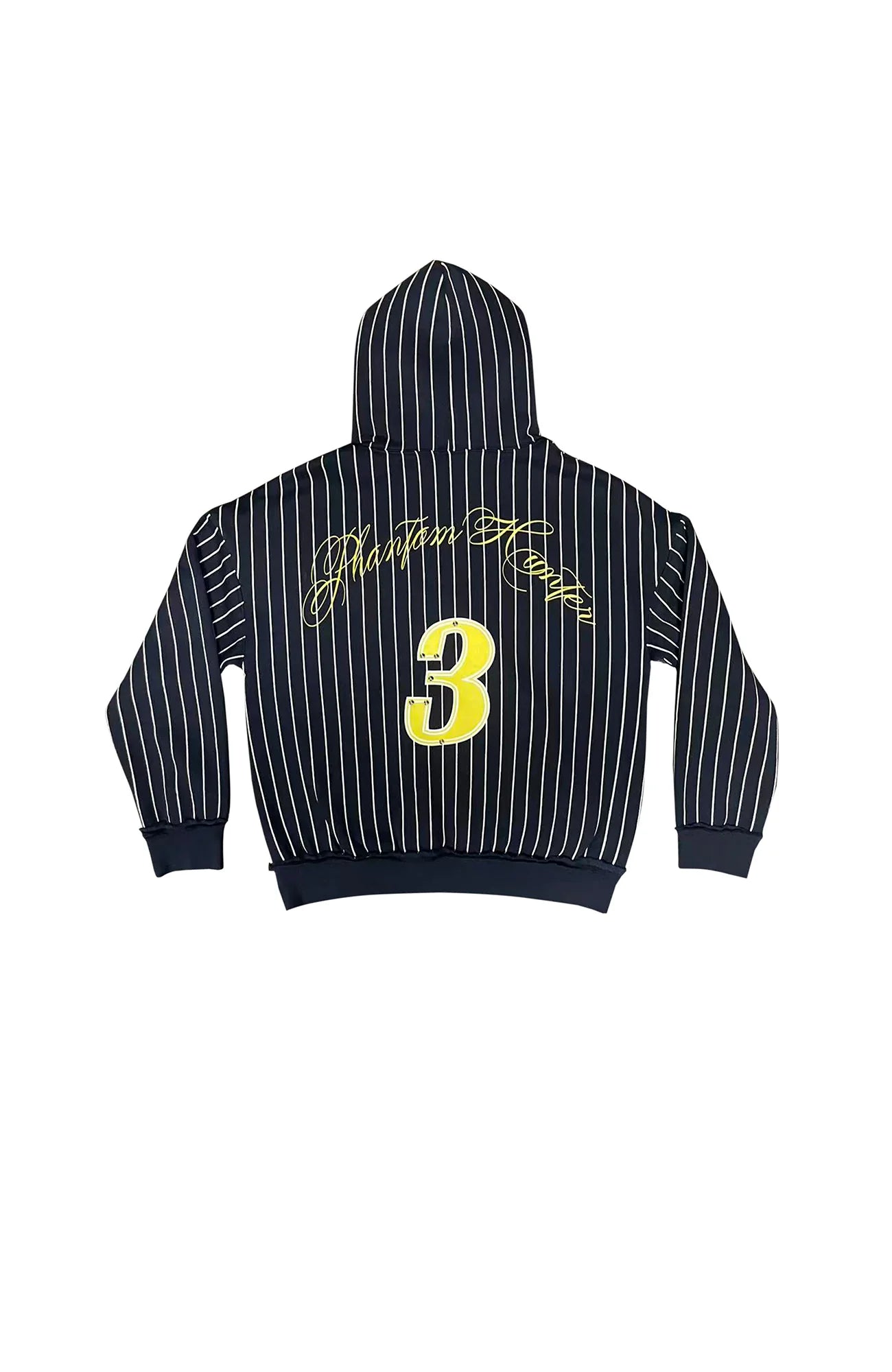 PHANTOMHUNTER Stripe Embroidered Studded Hoodie