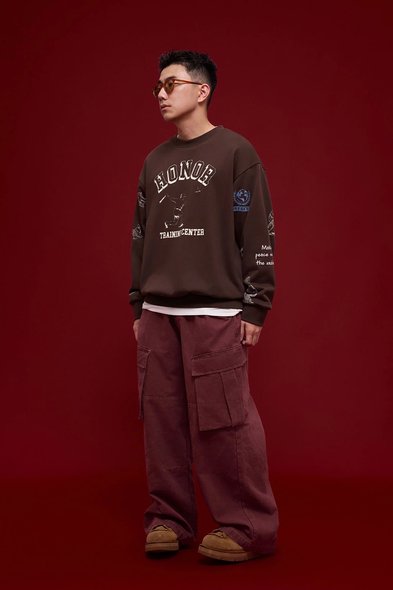 BANANA CLUB Classic Doodle Graphic Sweatshirt