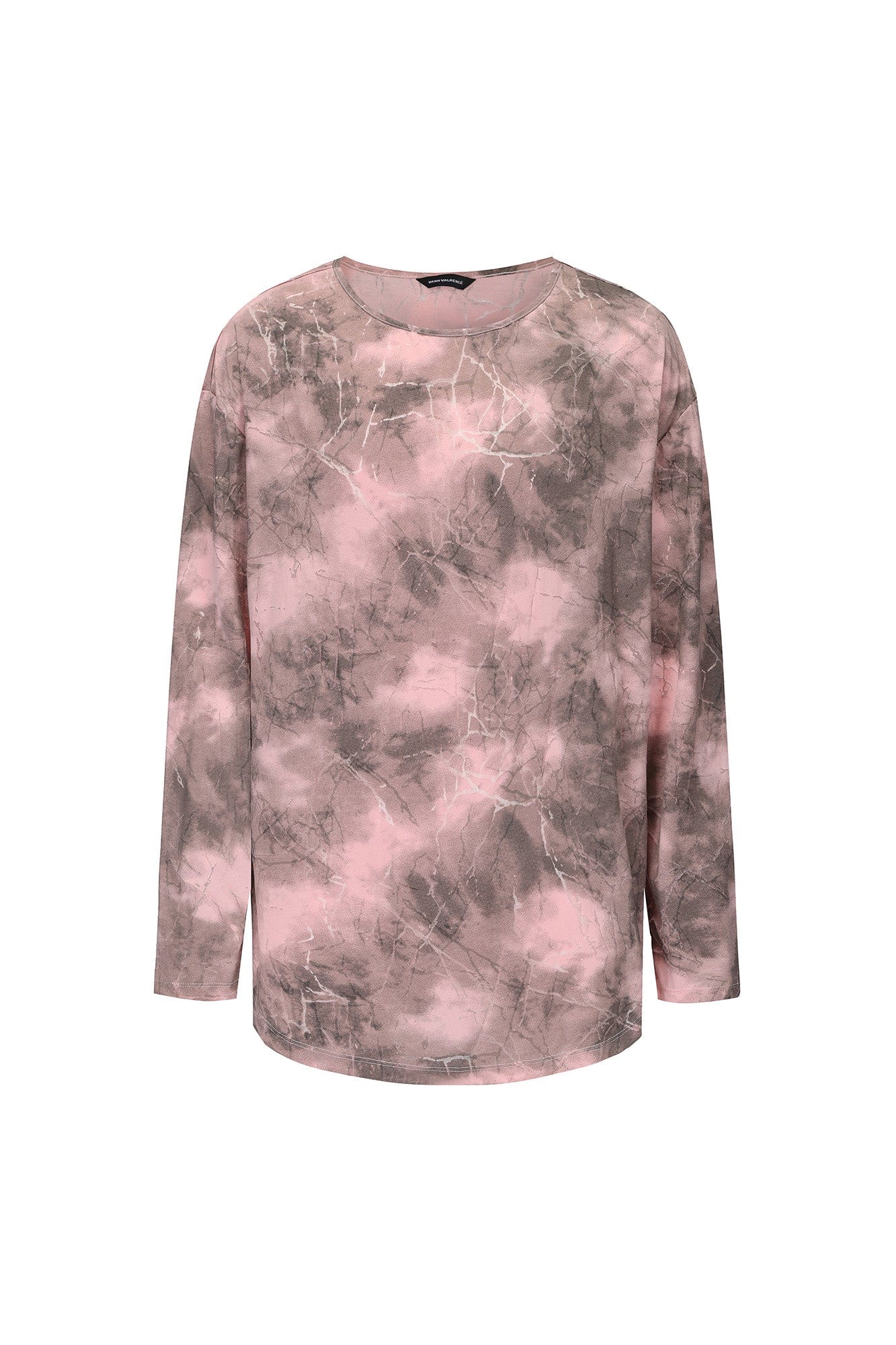 VANN VALRENCE Distressed Tie-Dye Oversized T-Shirt