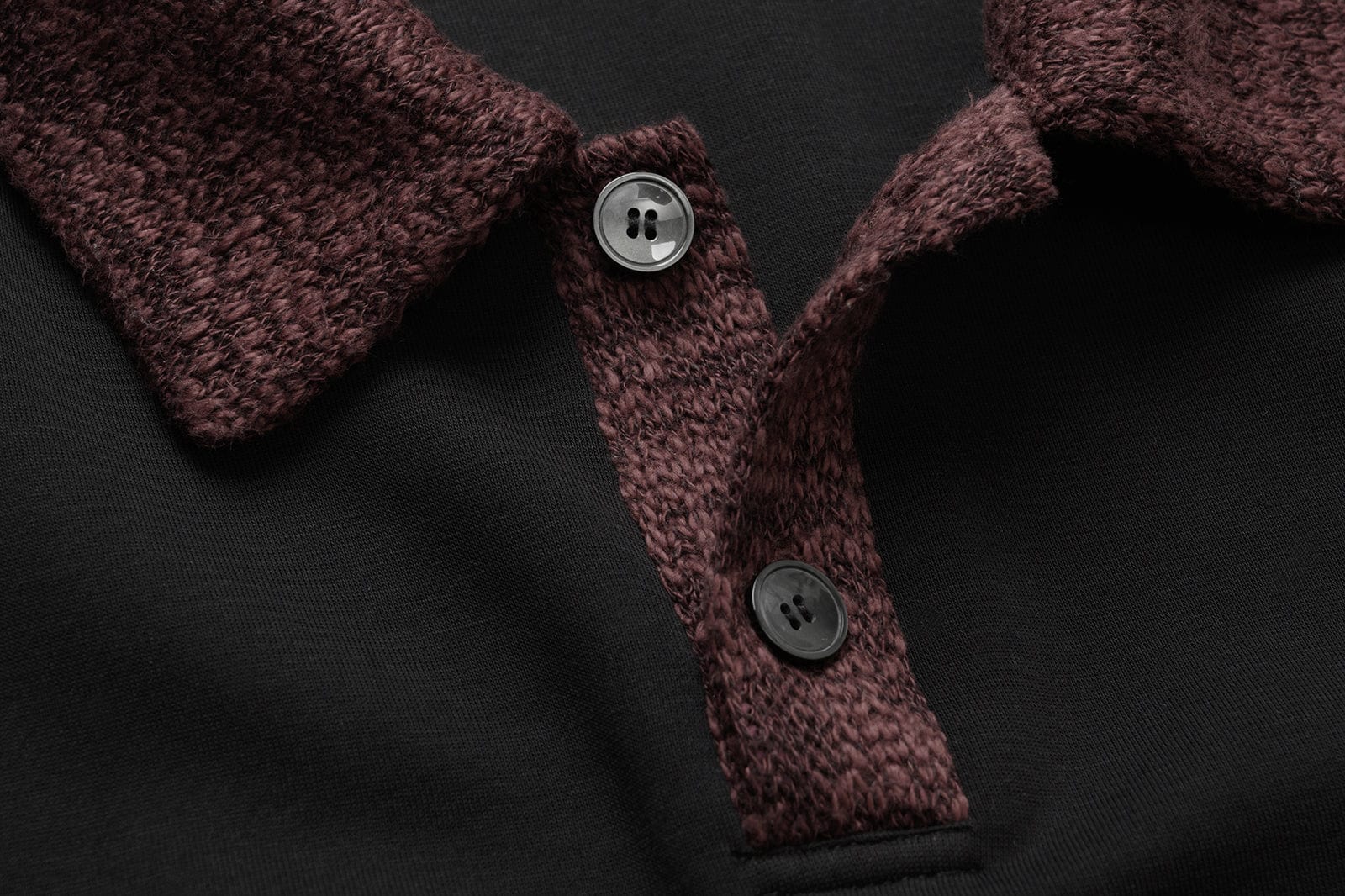 OKAYTHXBYE Flexweave Contrast Collar Sweatshirt