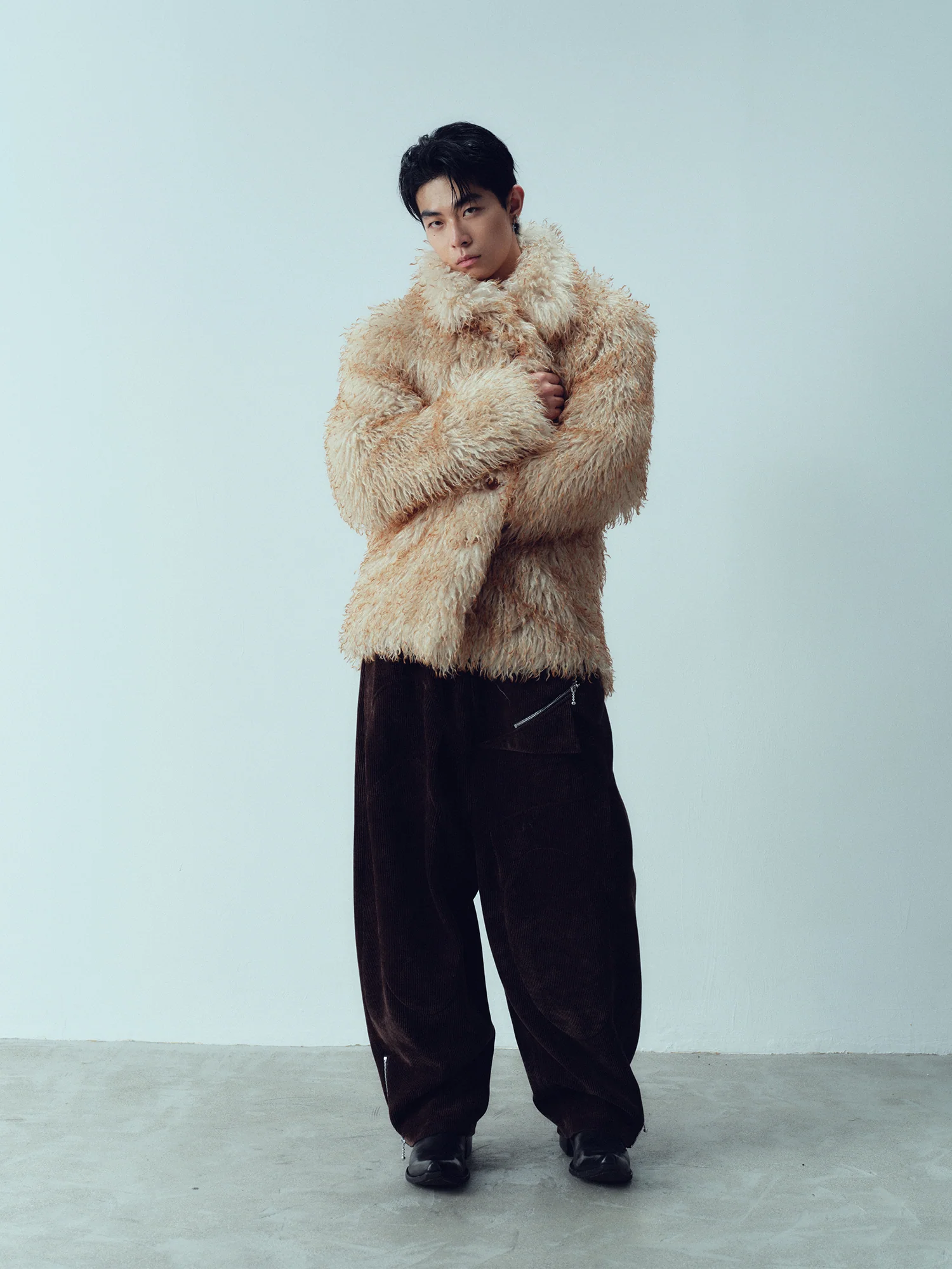 KADAKADA Ombre Faux Fur Jacket