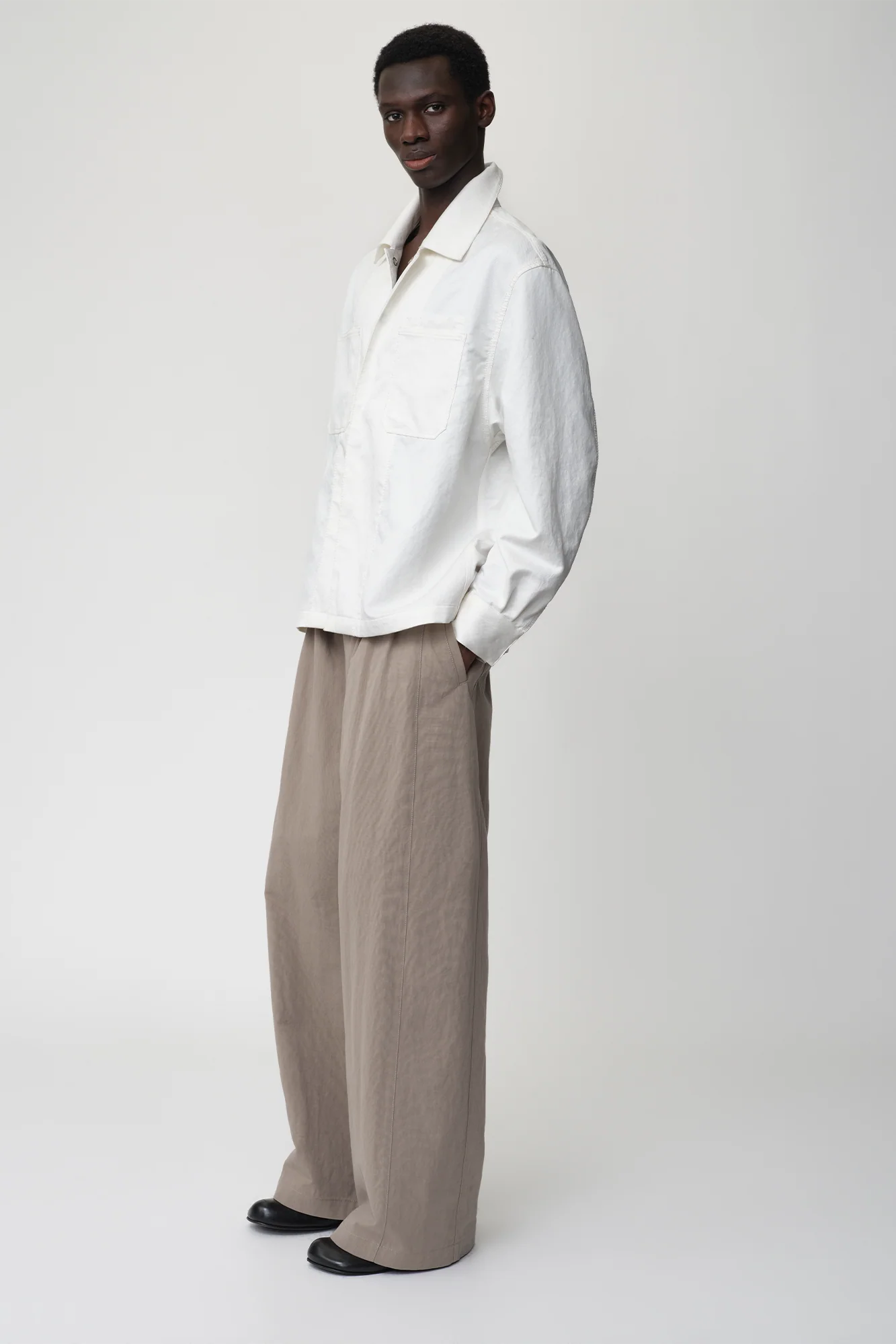 OPICLOTH Cotton-Blend Patch-Pocket Jacket