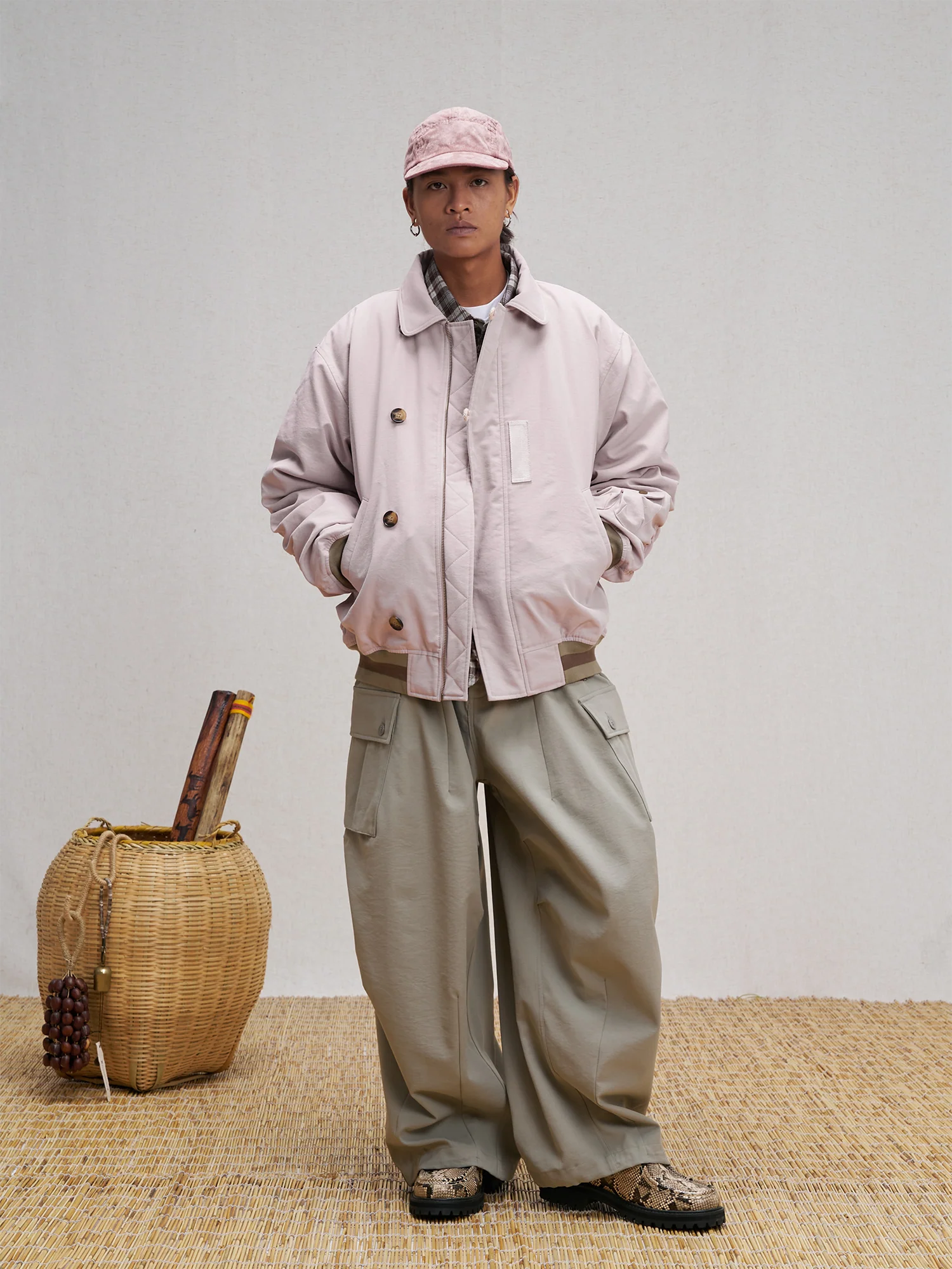UNLIMITED MOTE Asym Utility Padded Bomber Jacket
