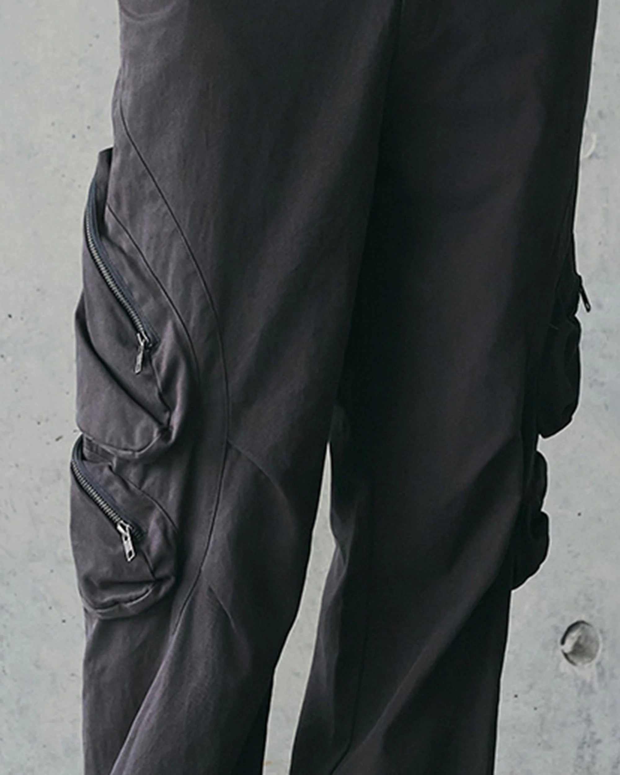 ENSHADOWER Modern Pleated Zipper Tactical Cargo