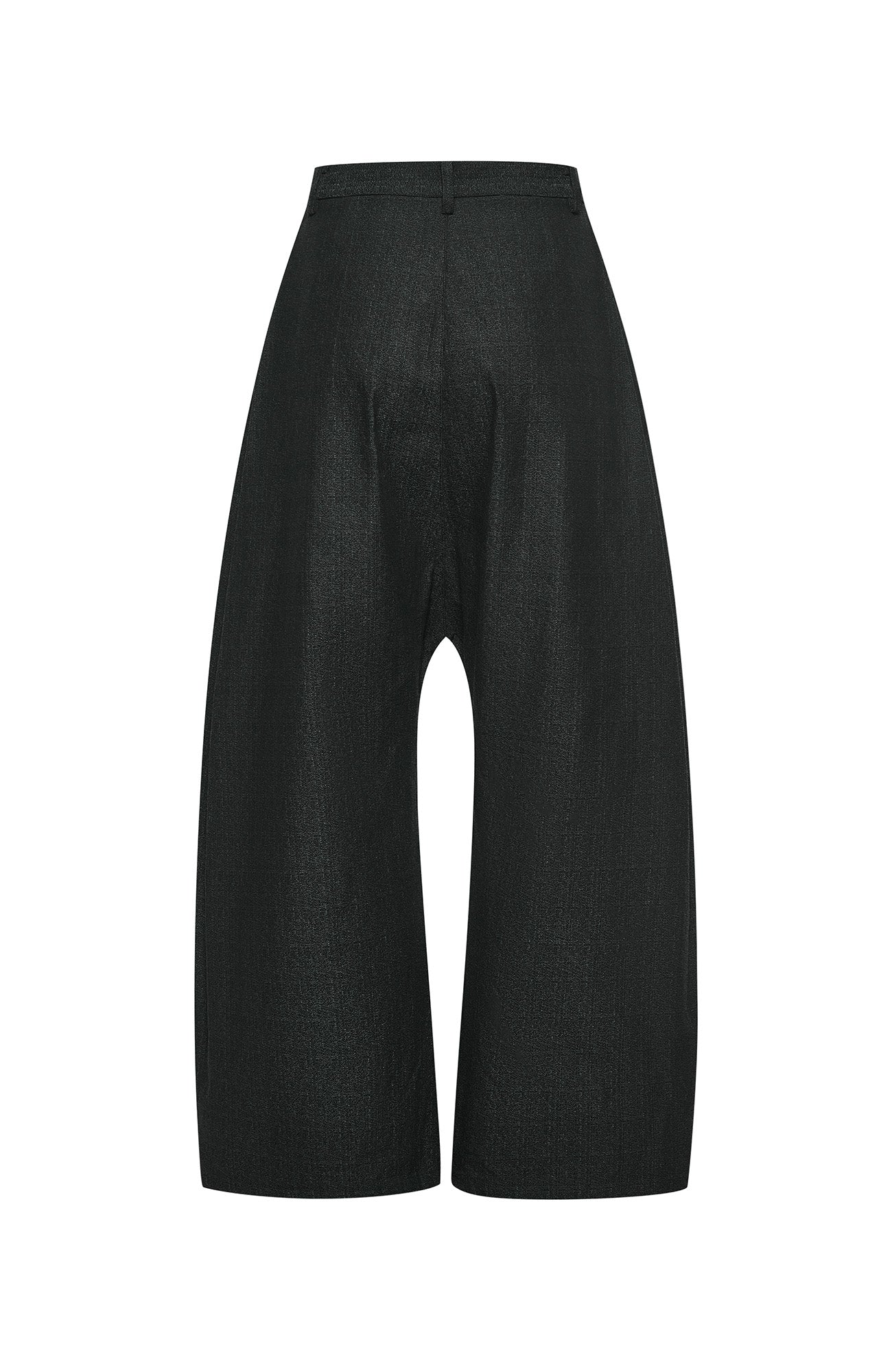 7440 37 1 Symmetrical Pleats Drop-Crotch Jeans